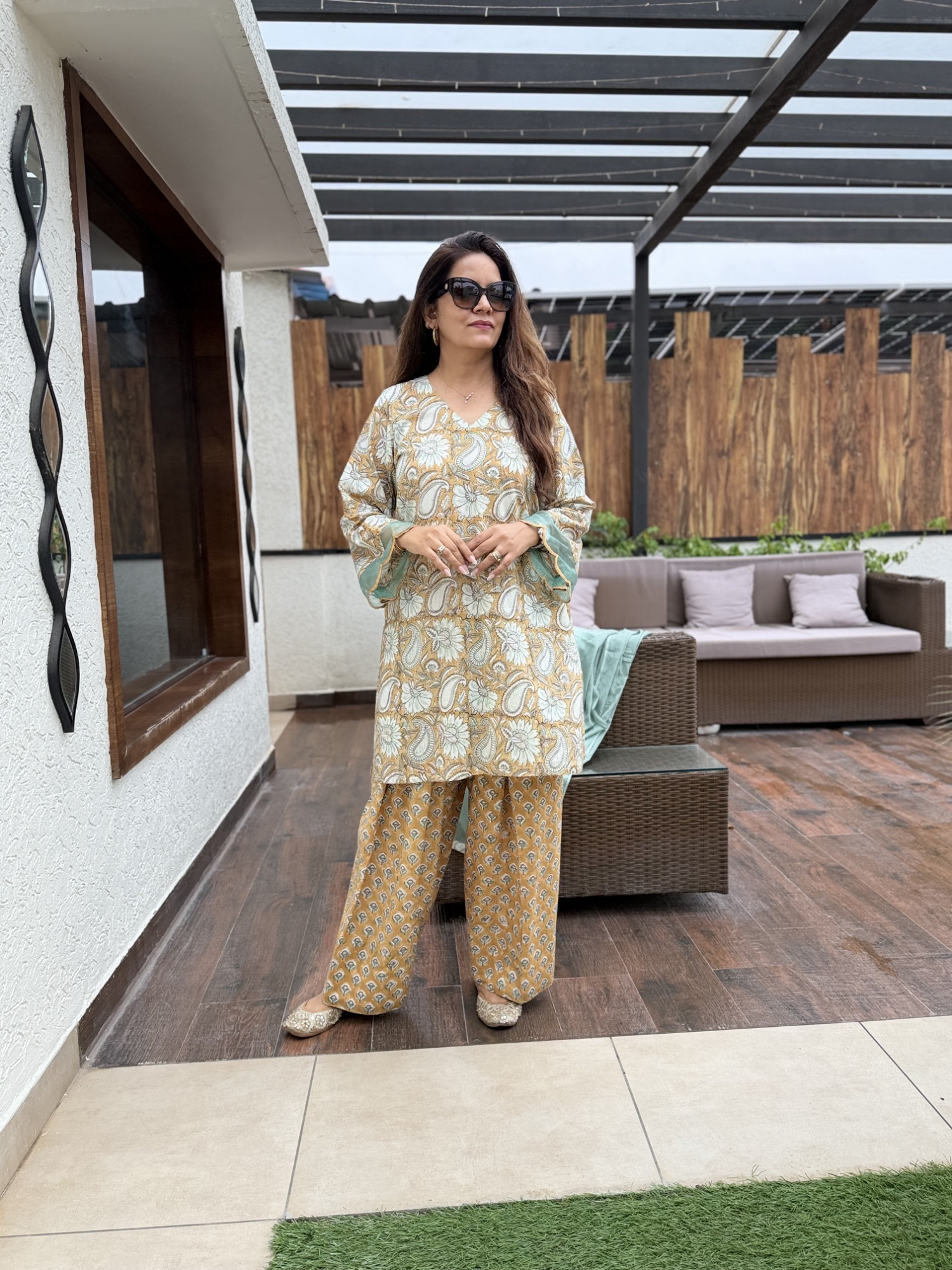 Blossom Cotton Suit