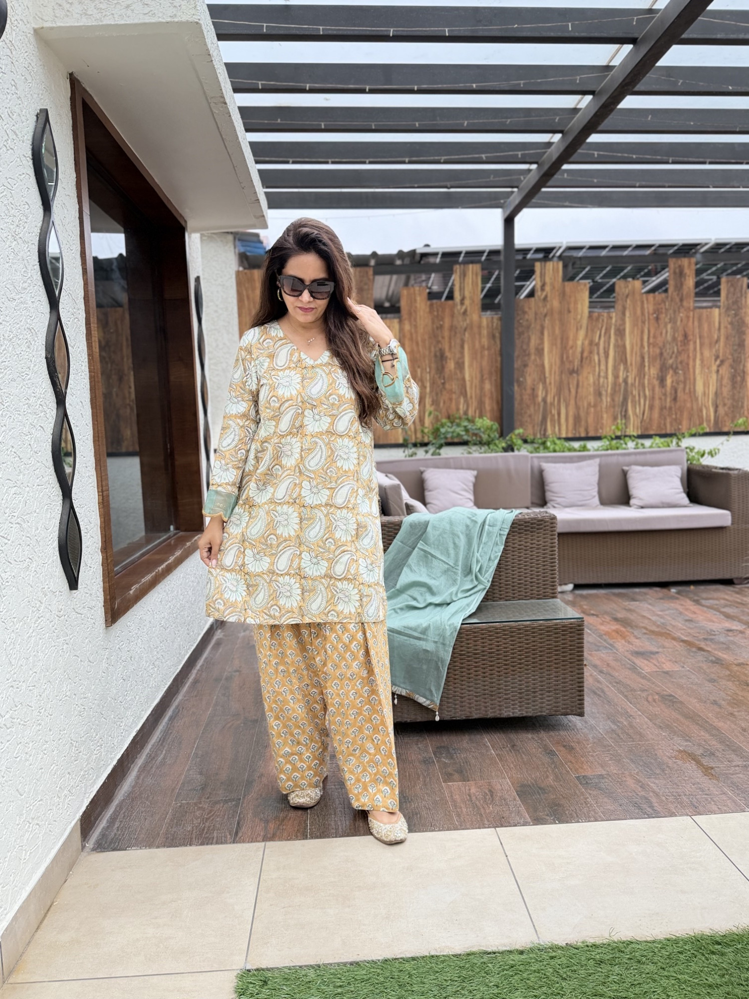 Blossom Cotton Suit