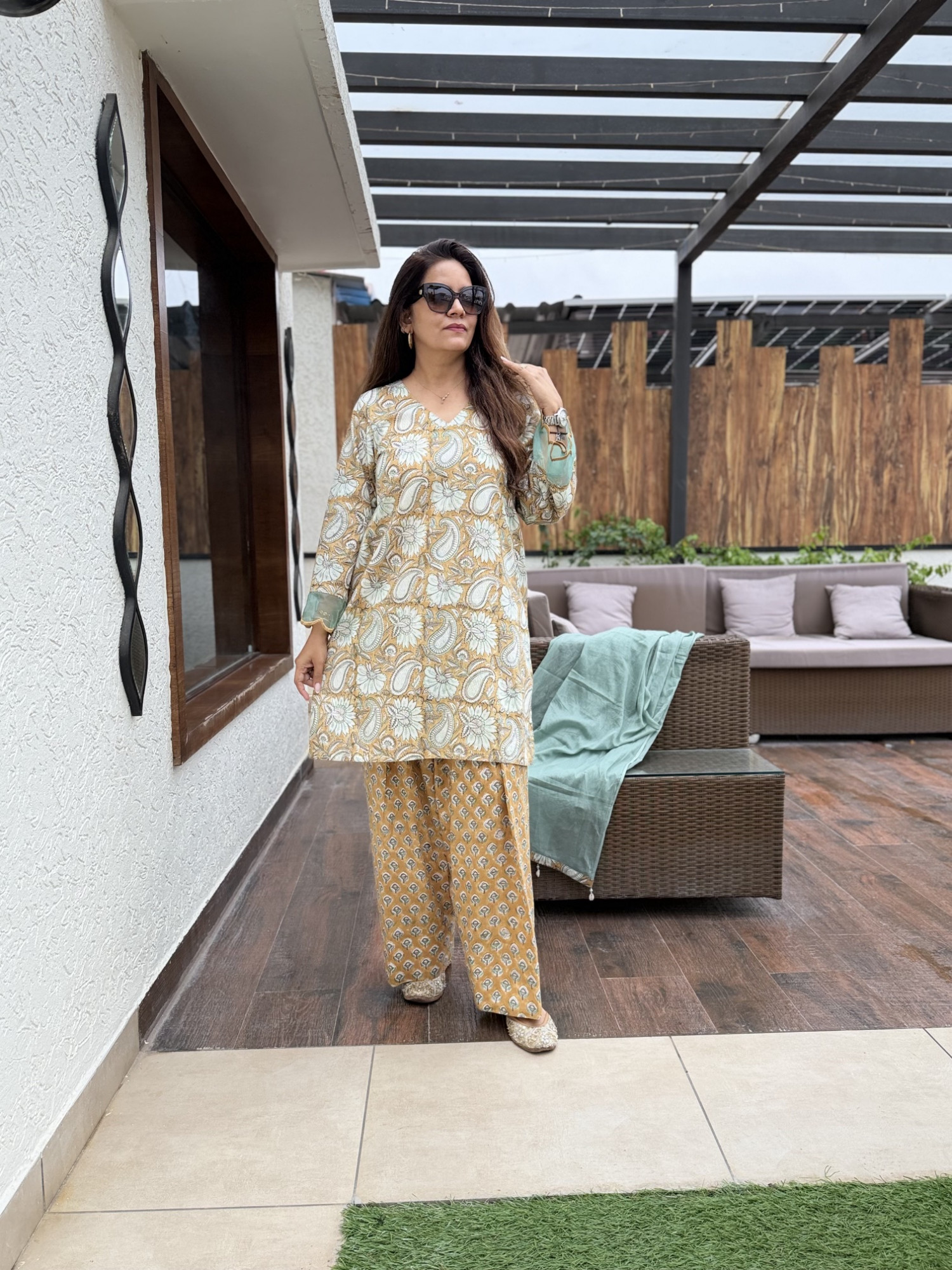 Blossom Cotton Suit