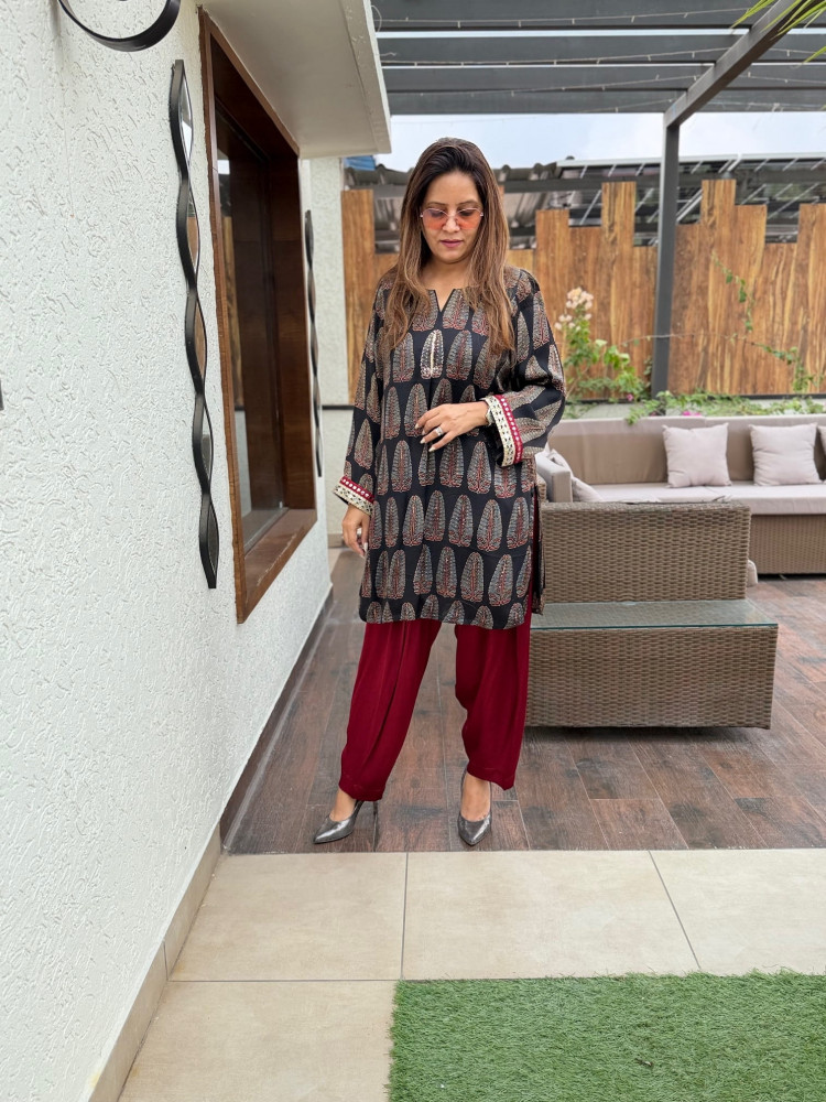 Image of Flora Modal Silk Suit