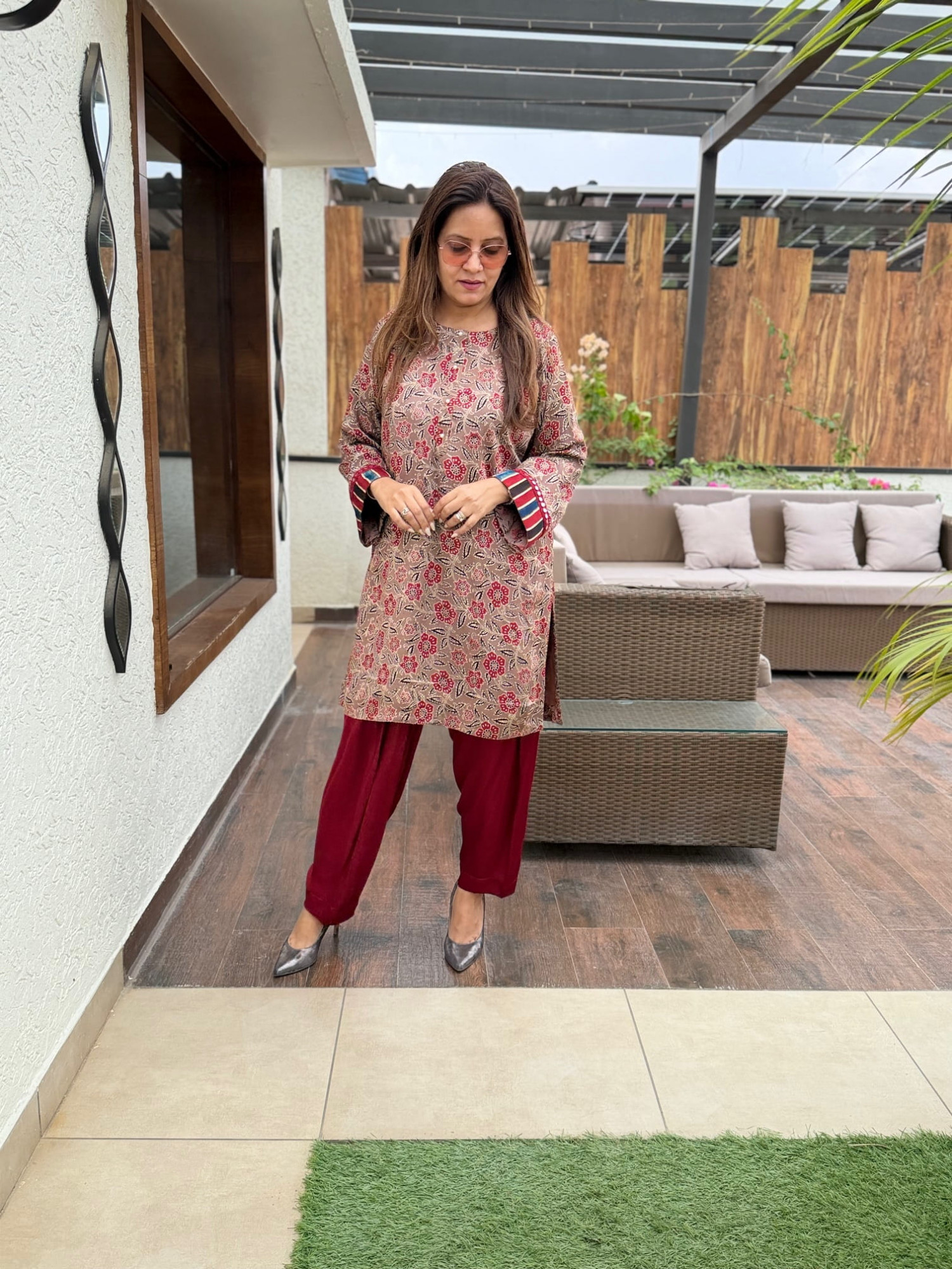 Vogue Modal Silk Suit