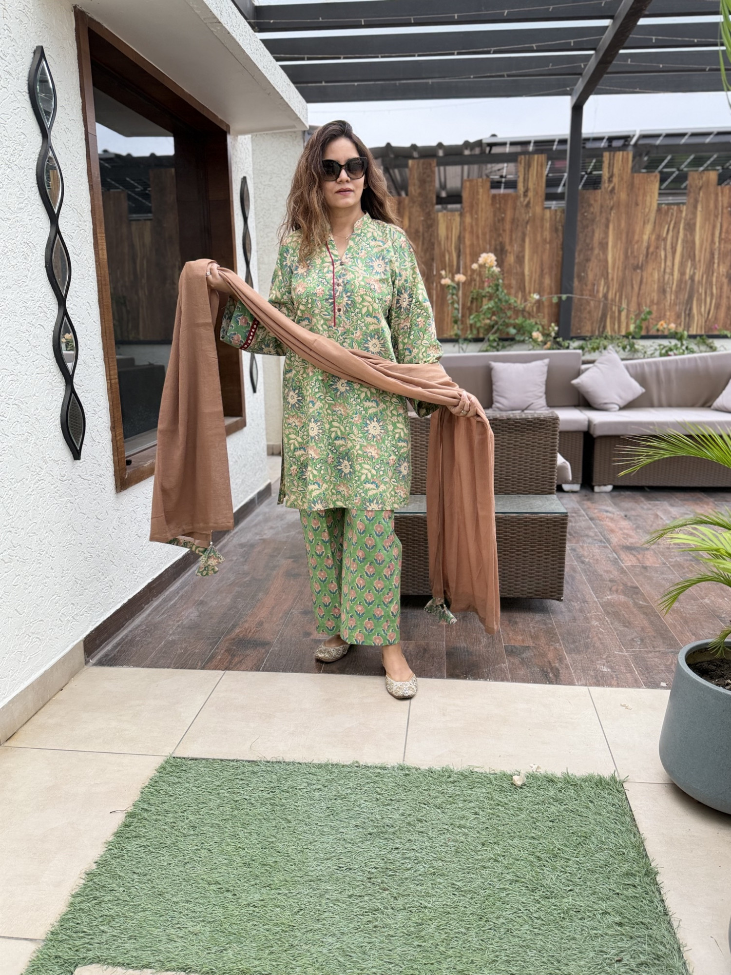 Vibhuti Cotton Suit