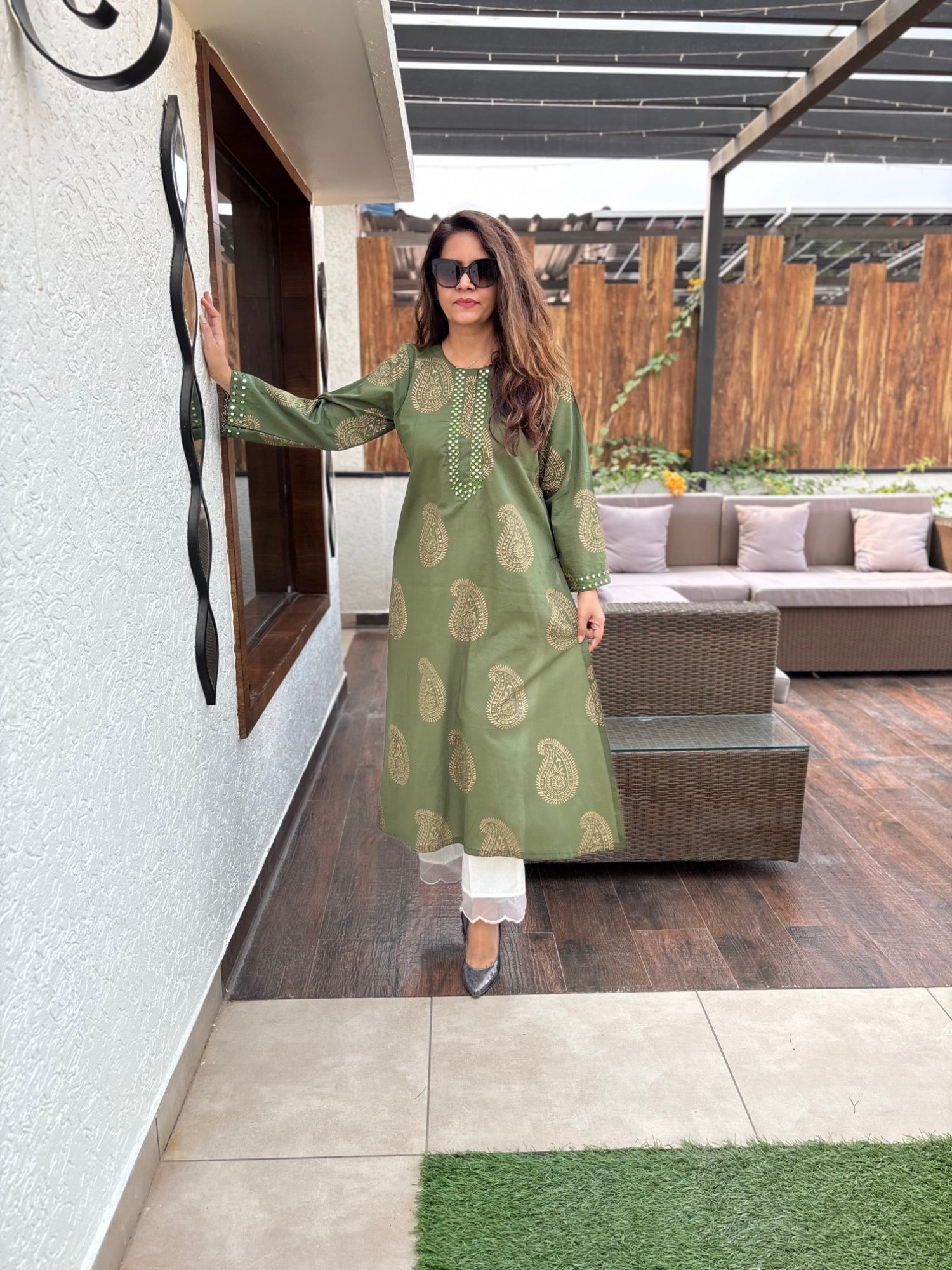 Gulmohar Cotton Kurta