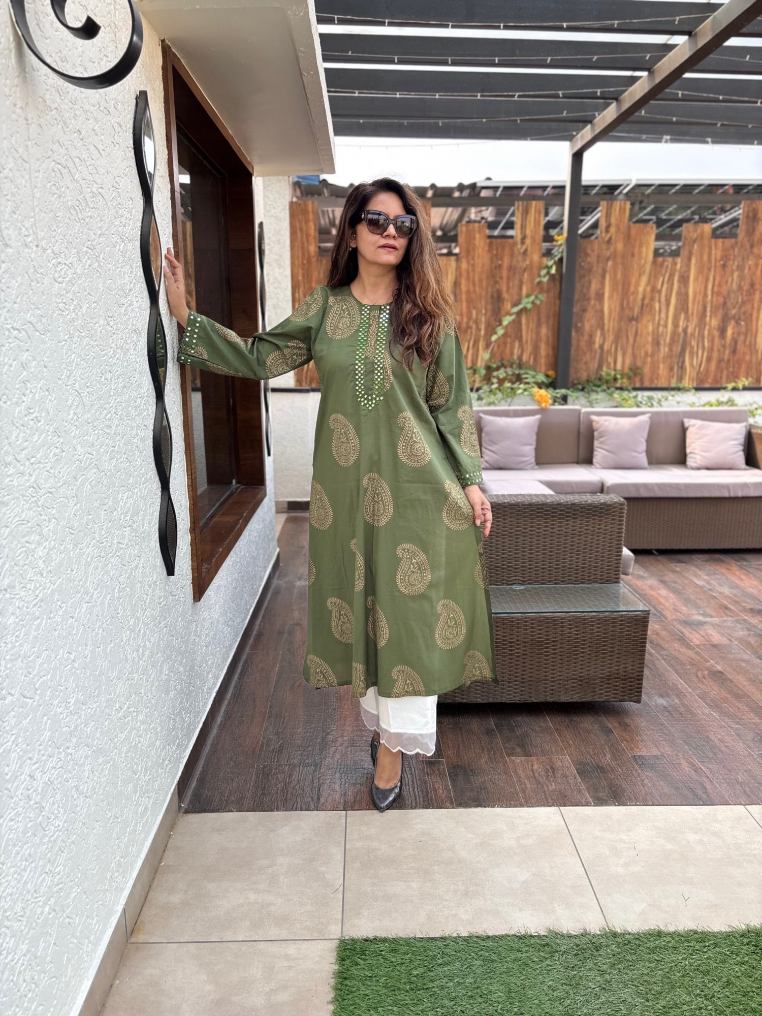 Gulmohar Cotton Kurta