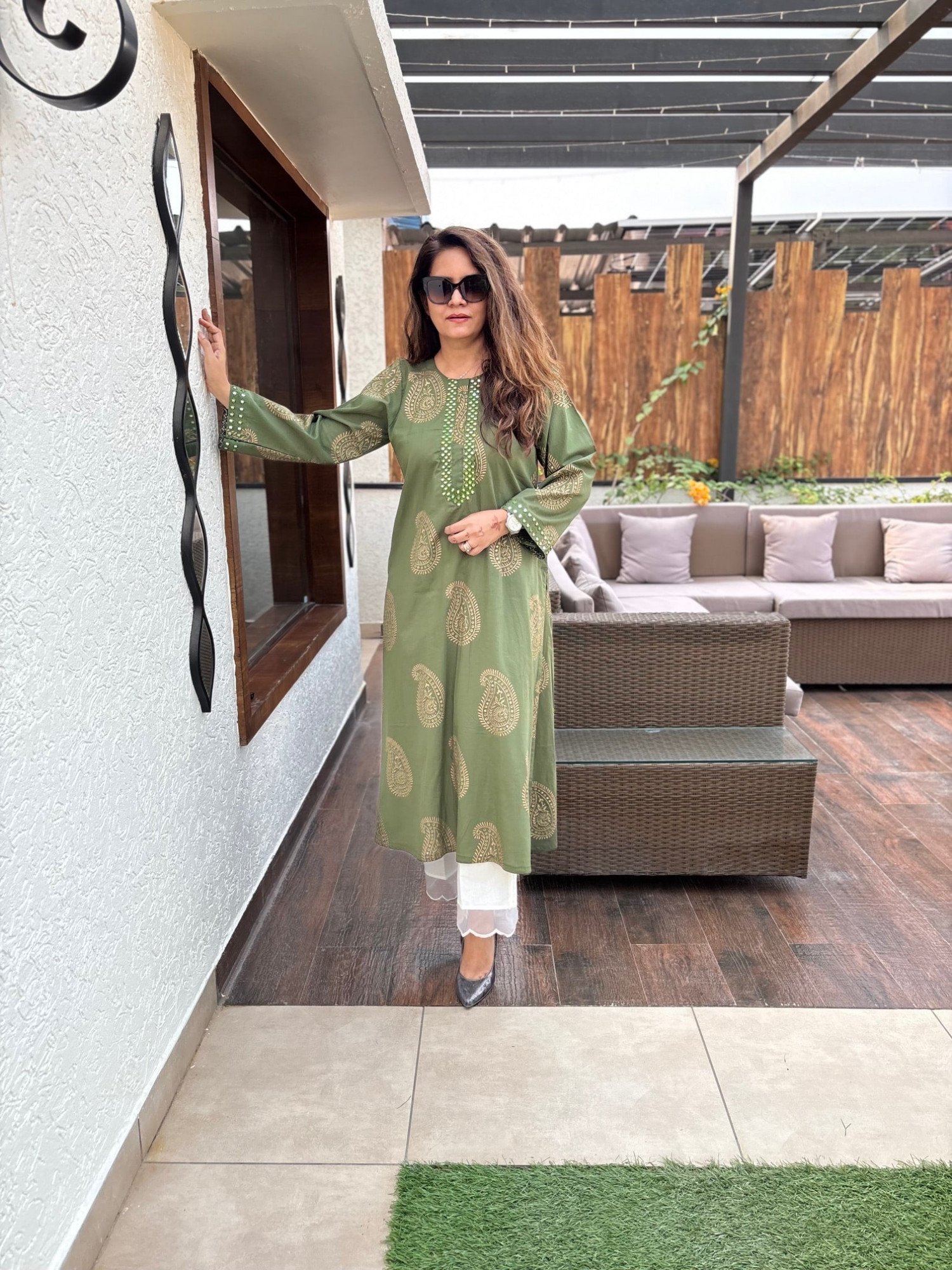 Gulmohar Cotton Kurta