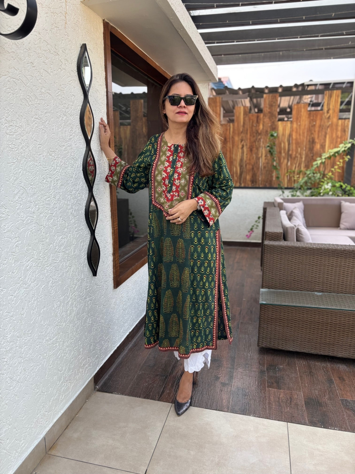 Gulzar Ajrakh Kurta