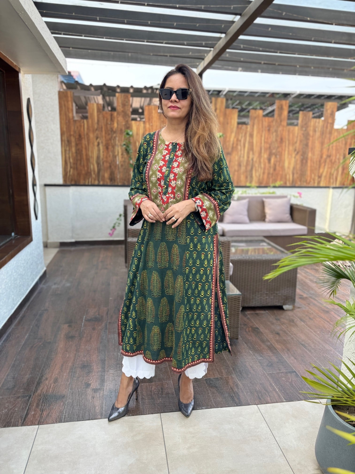 Gulzar Ajrakh Kurta