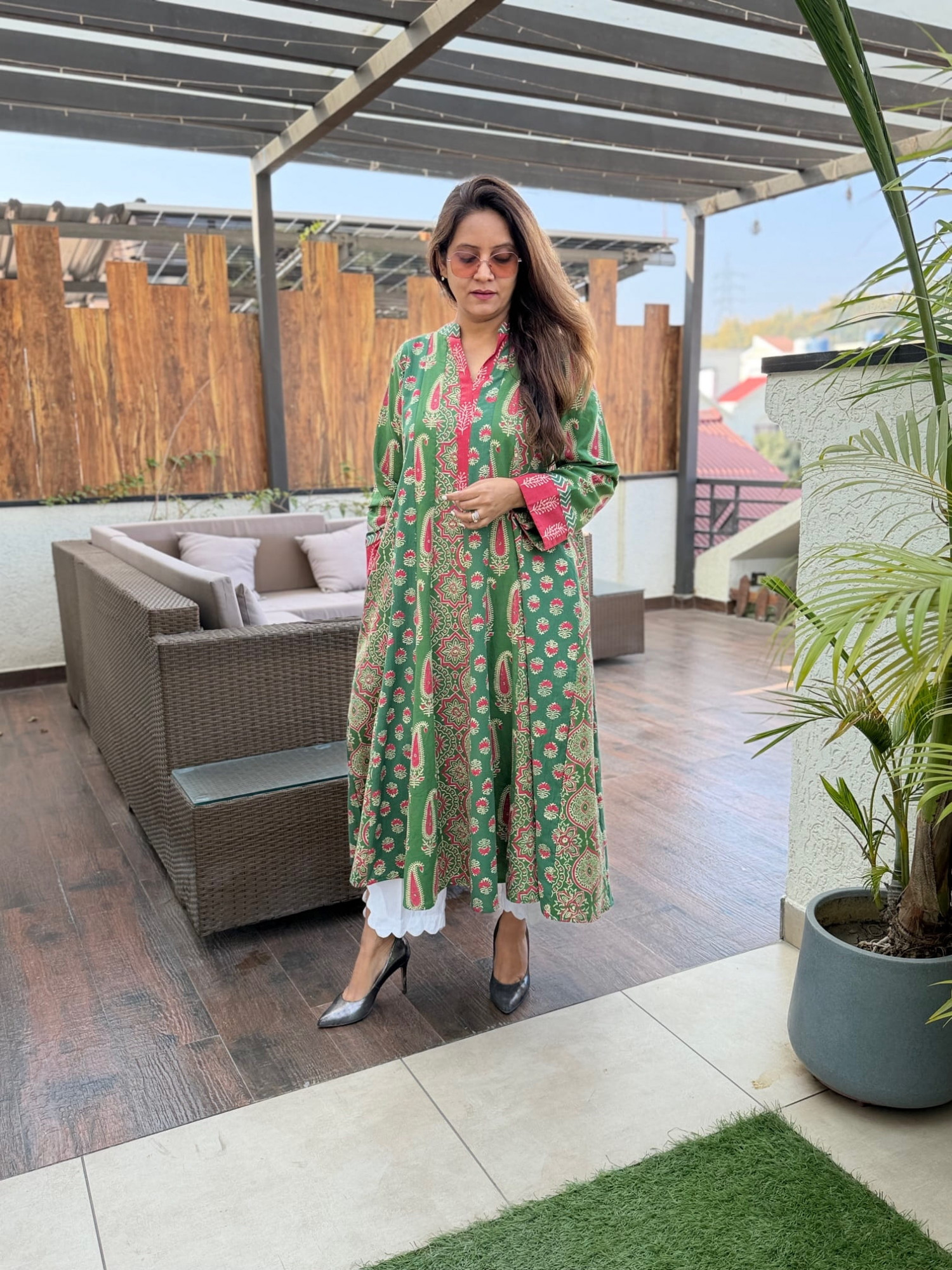 Siyara Cotton Anarkali