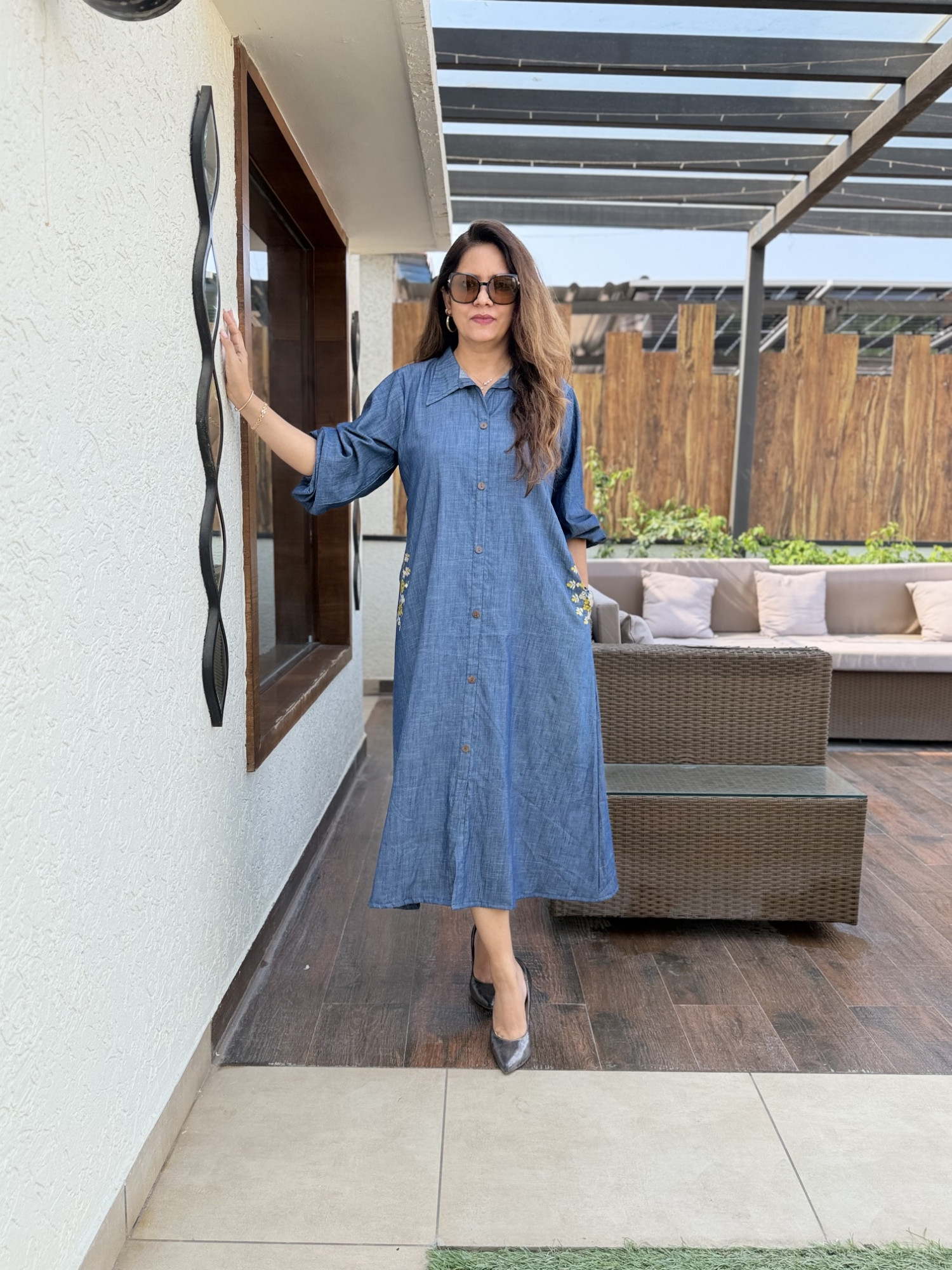 Ritika Embroidered Dress