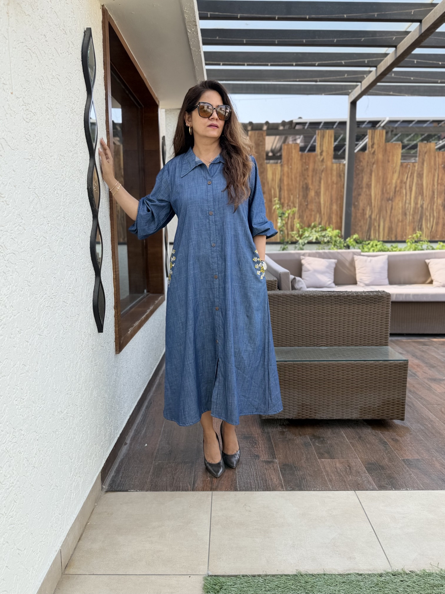 Ritika Embroidered Dress