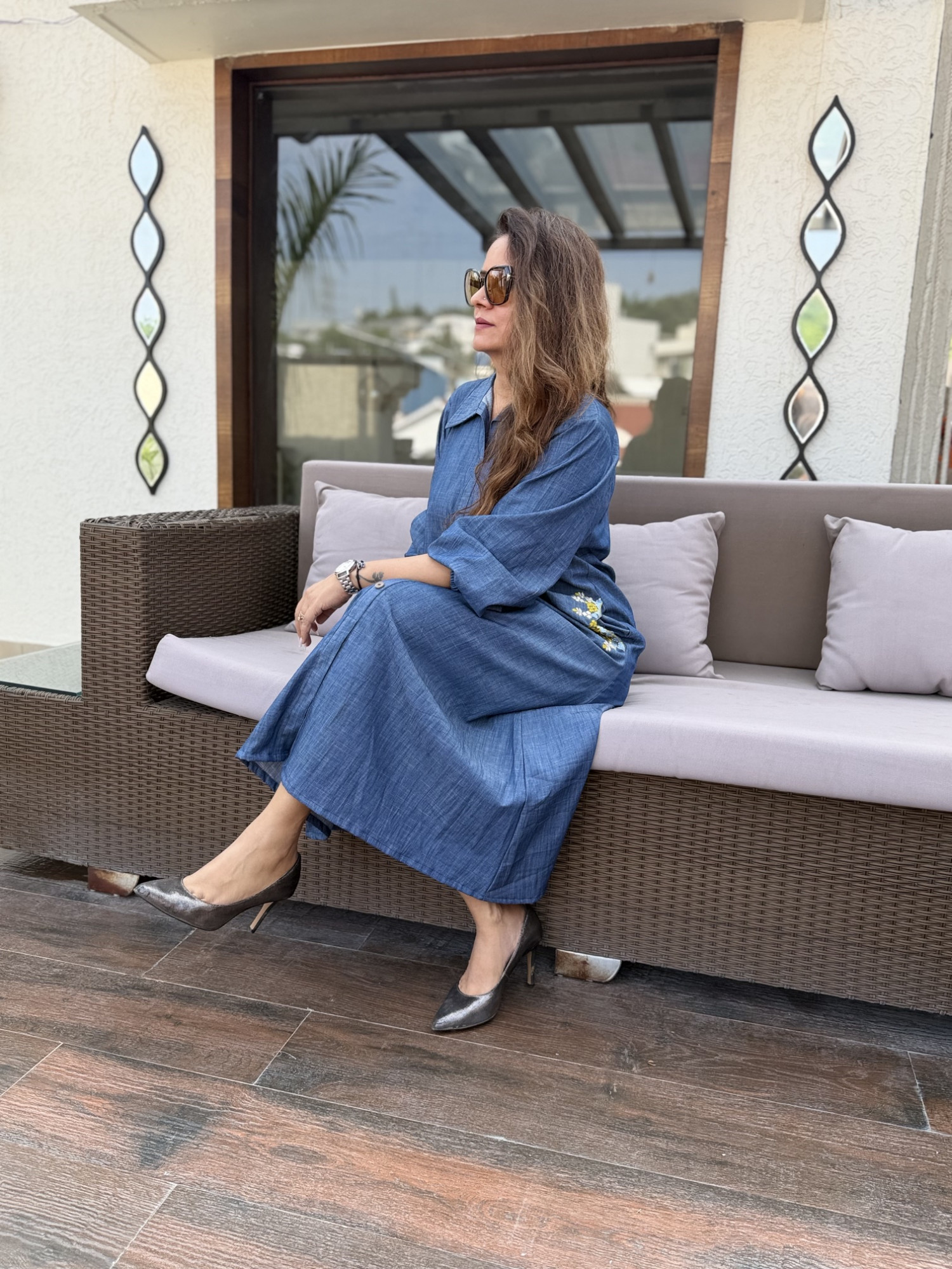 Ritika Embroidered Dress