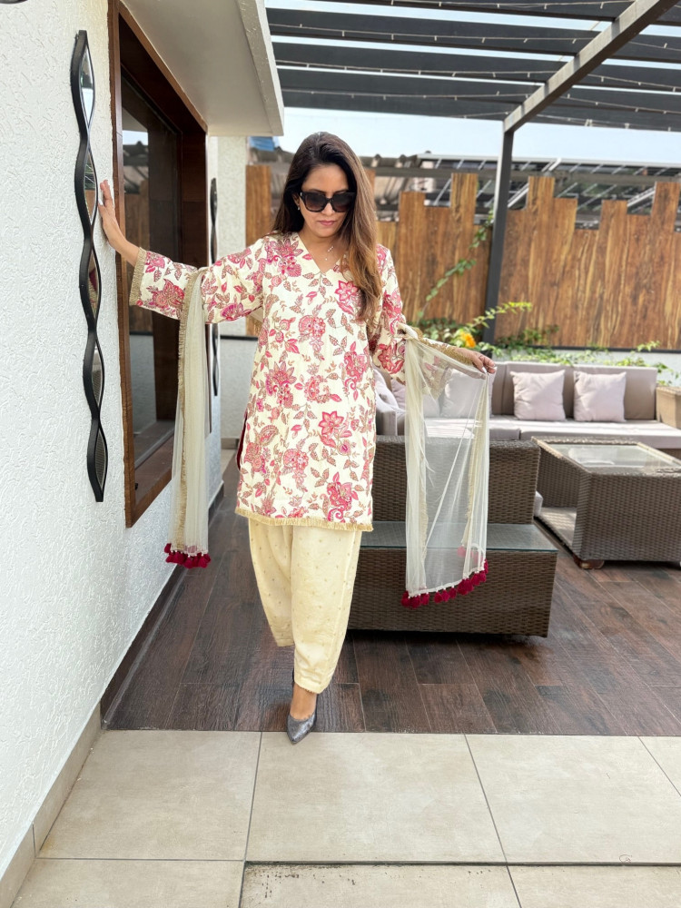 Image of Amaira Crepe Suit