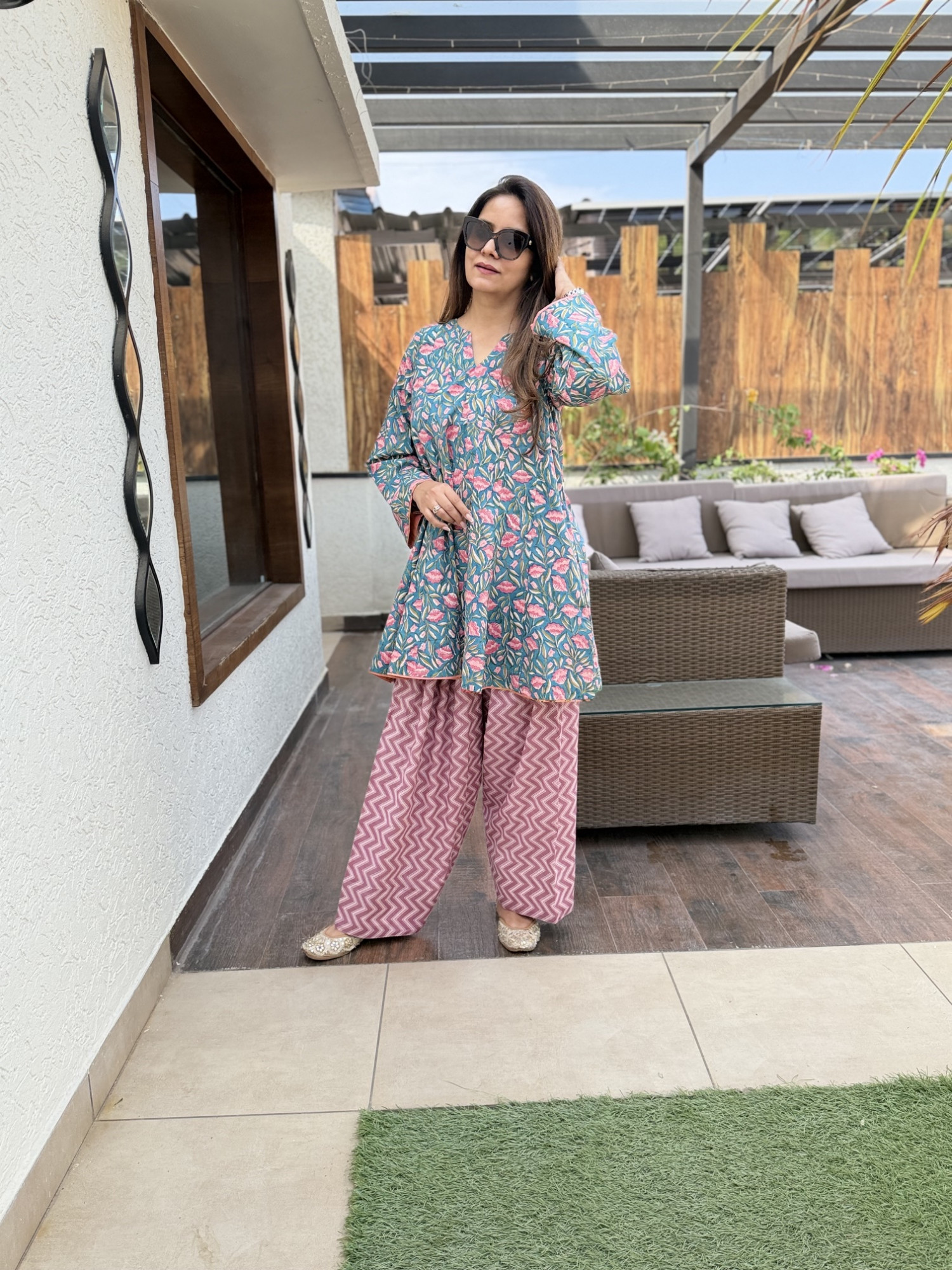 Shaily Cotton Suit