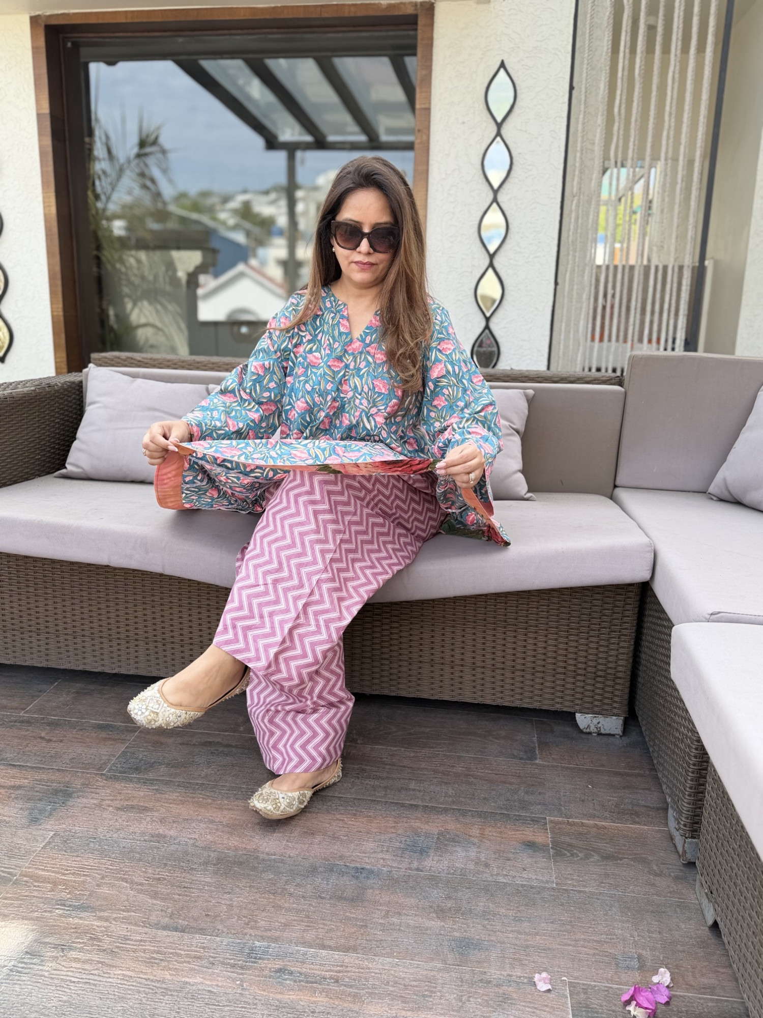 Shaily Cotton Suit