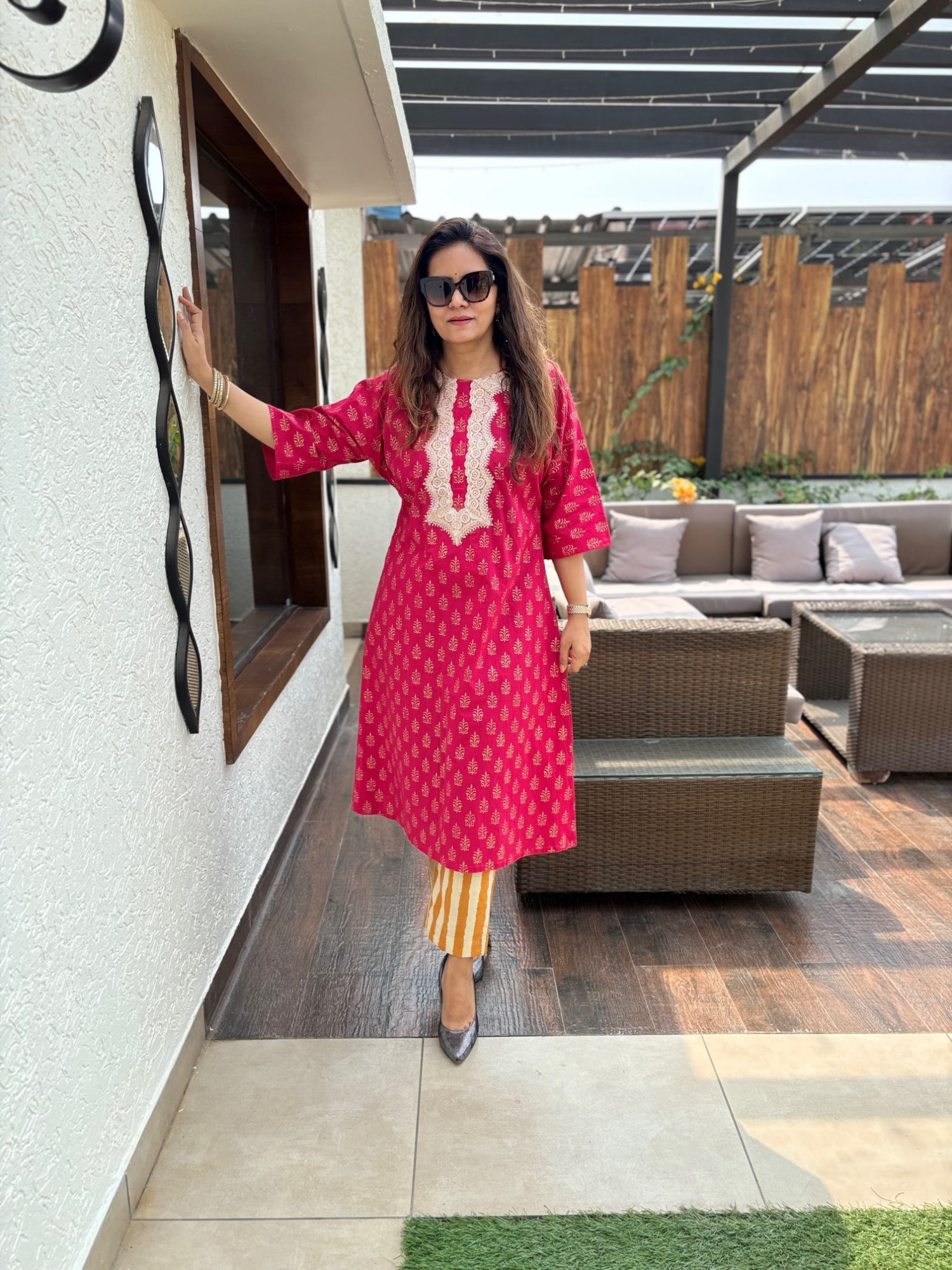 Sanjh Cotton Suit