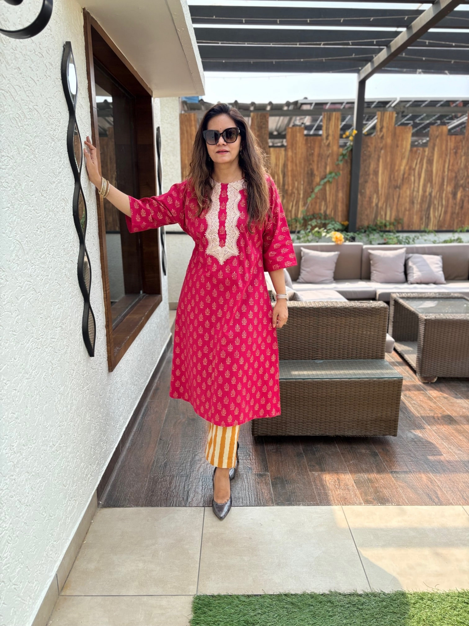 Sanjh Cotton Suit