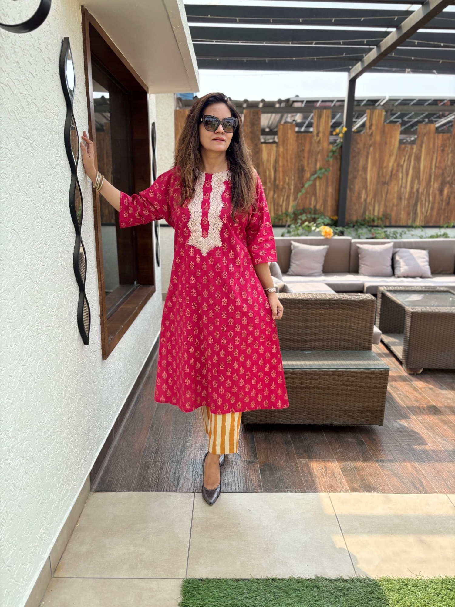 Sanjh Cotton Suit