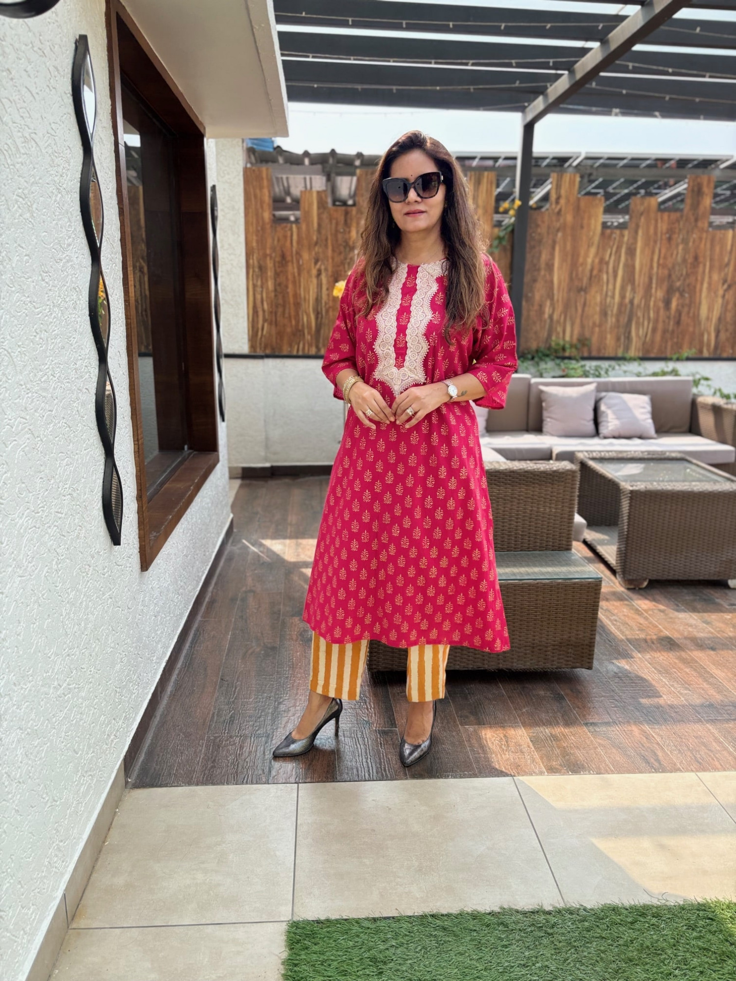 Sanjh Cotton Suit