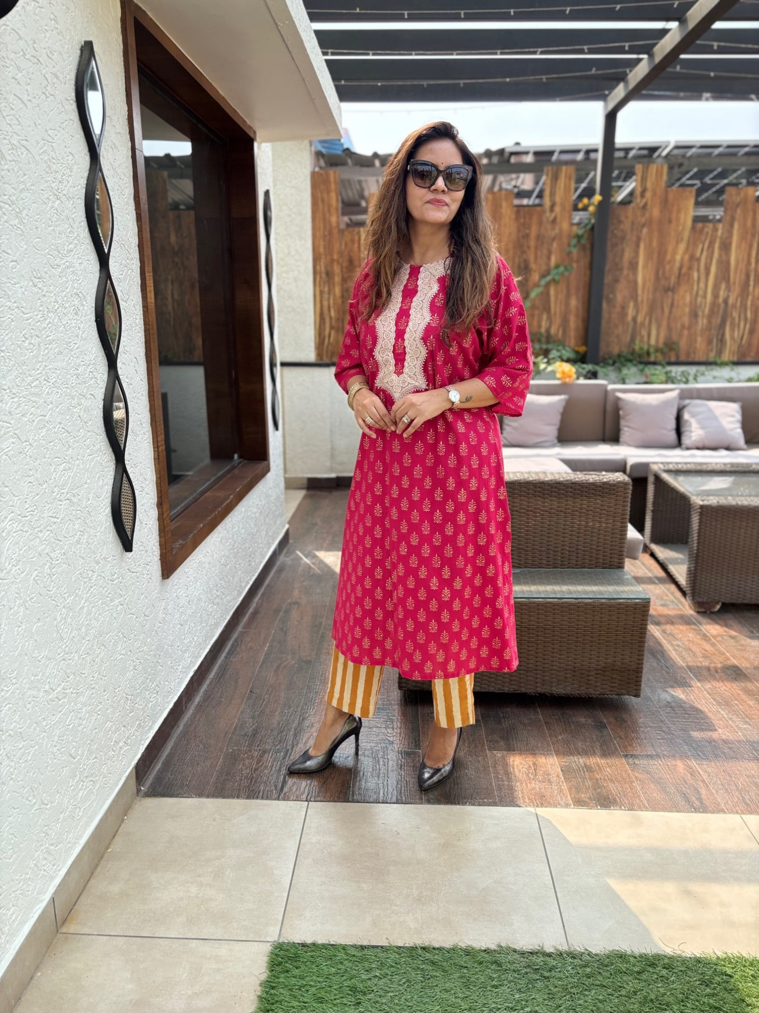Sanjh Cotton Suit