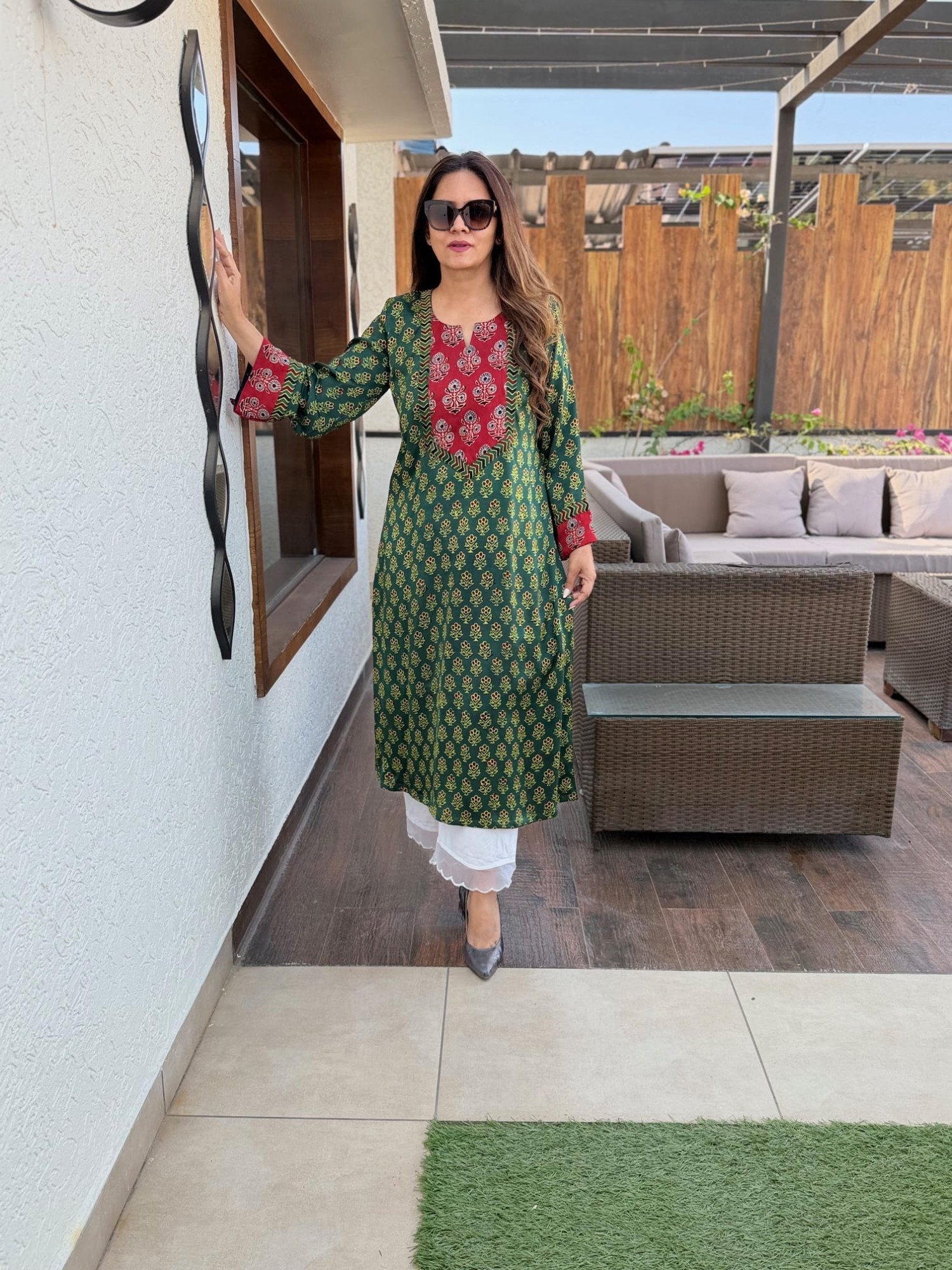 Muskan Modal Silk Kurta