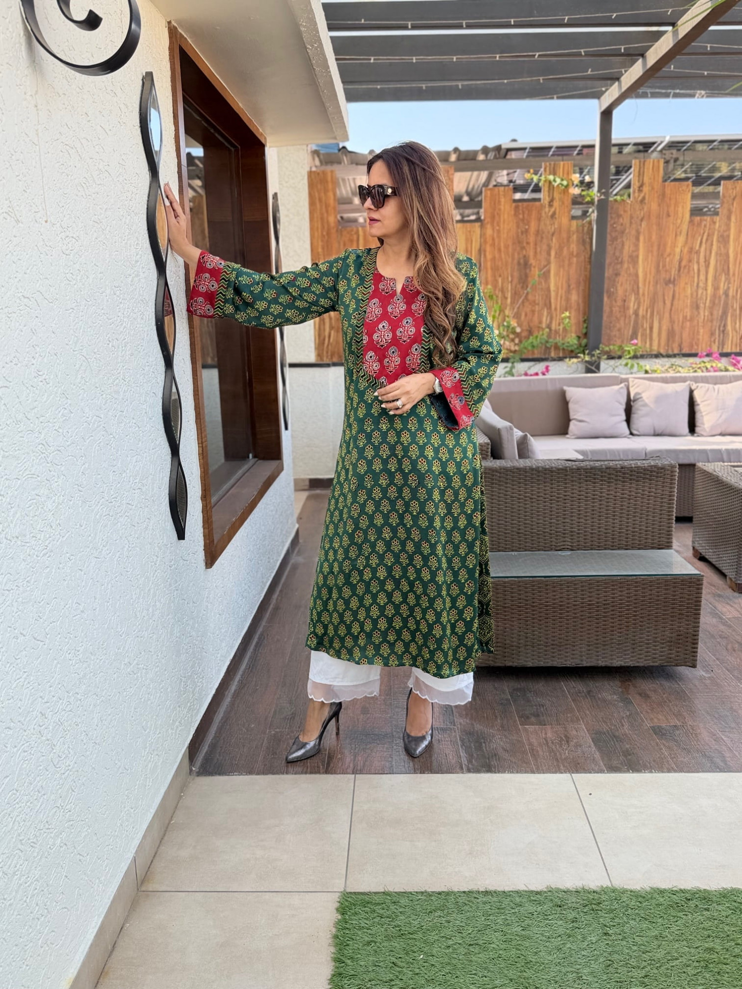 Muskan Modal Silk Kurta