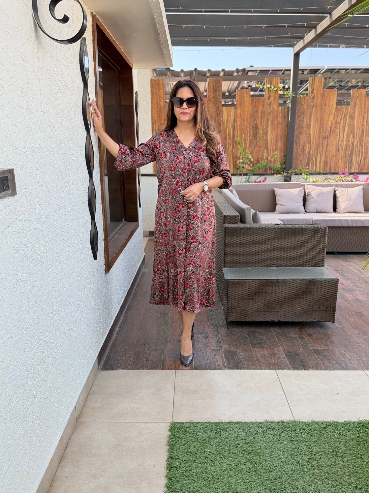 Navya Modal Silk Dress