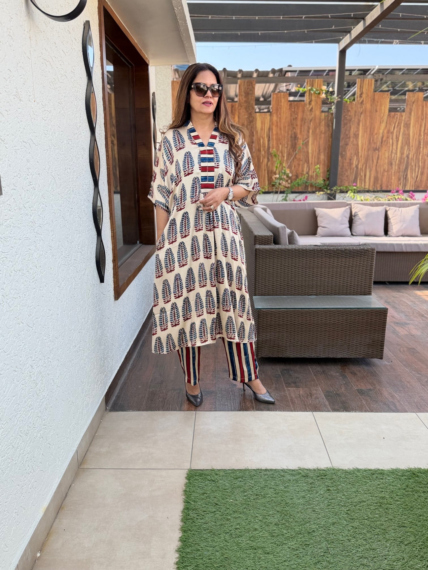 Reshma Modal Silk Suit