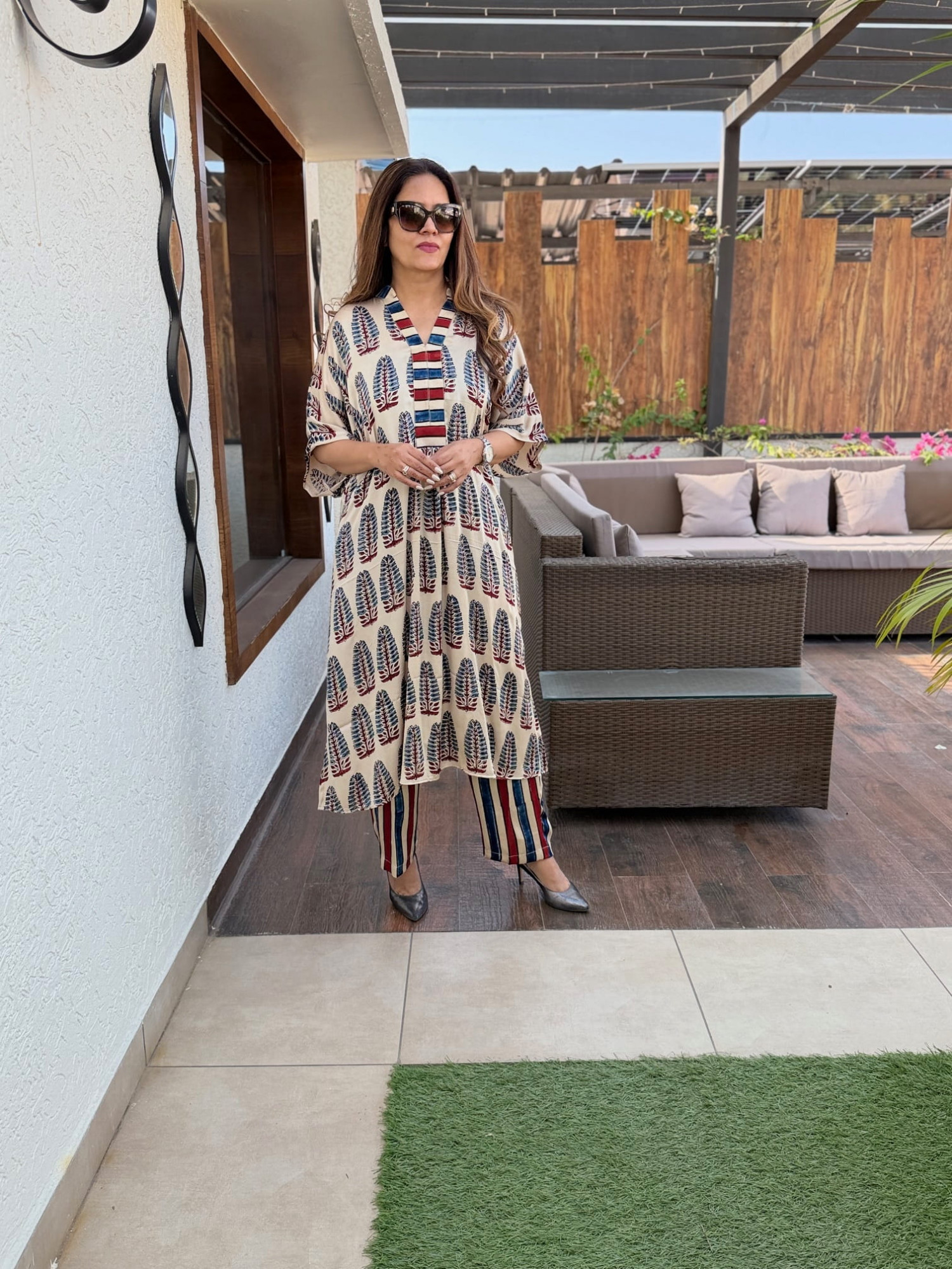 Reshma Modal Silk Suit