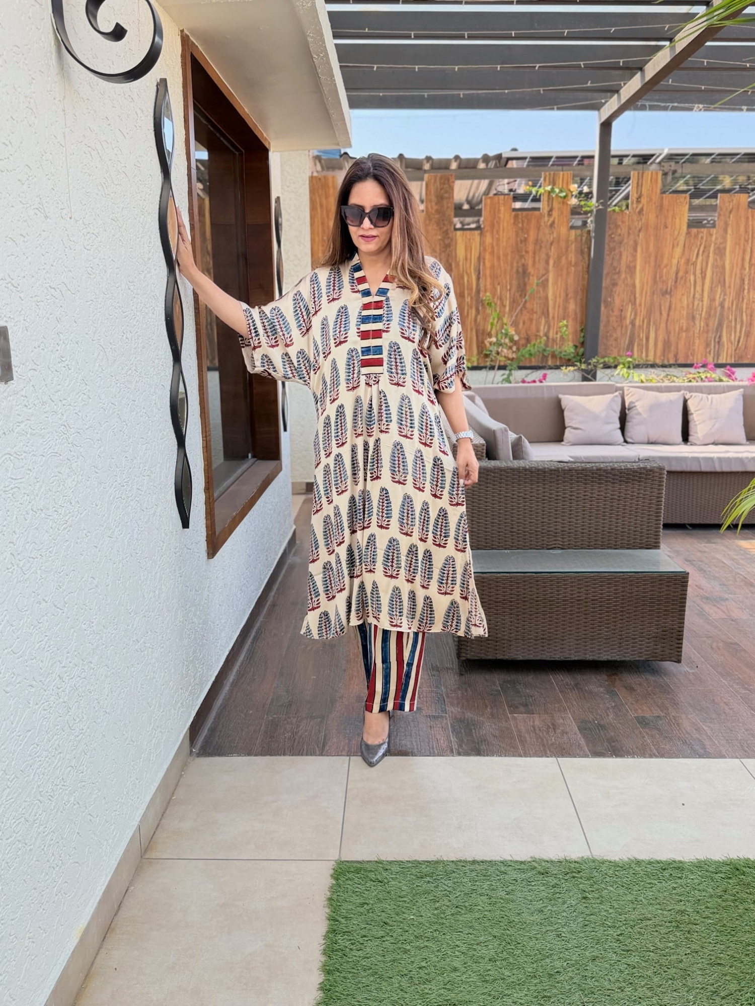 Reshma Modal Silk Suit