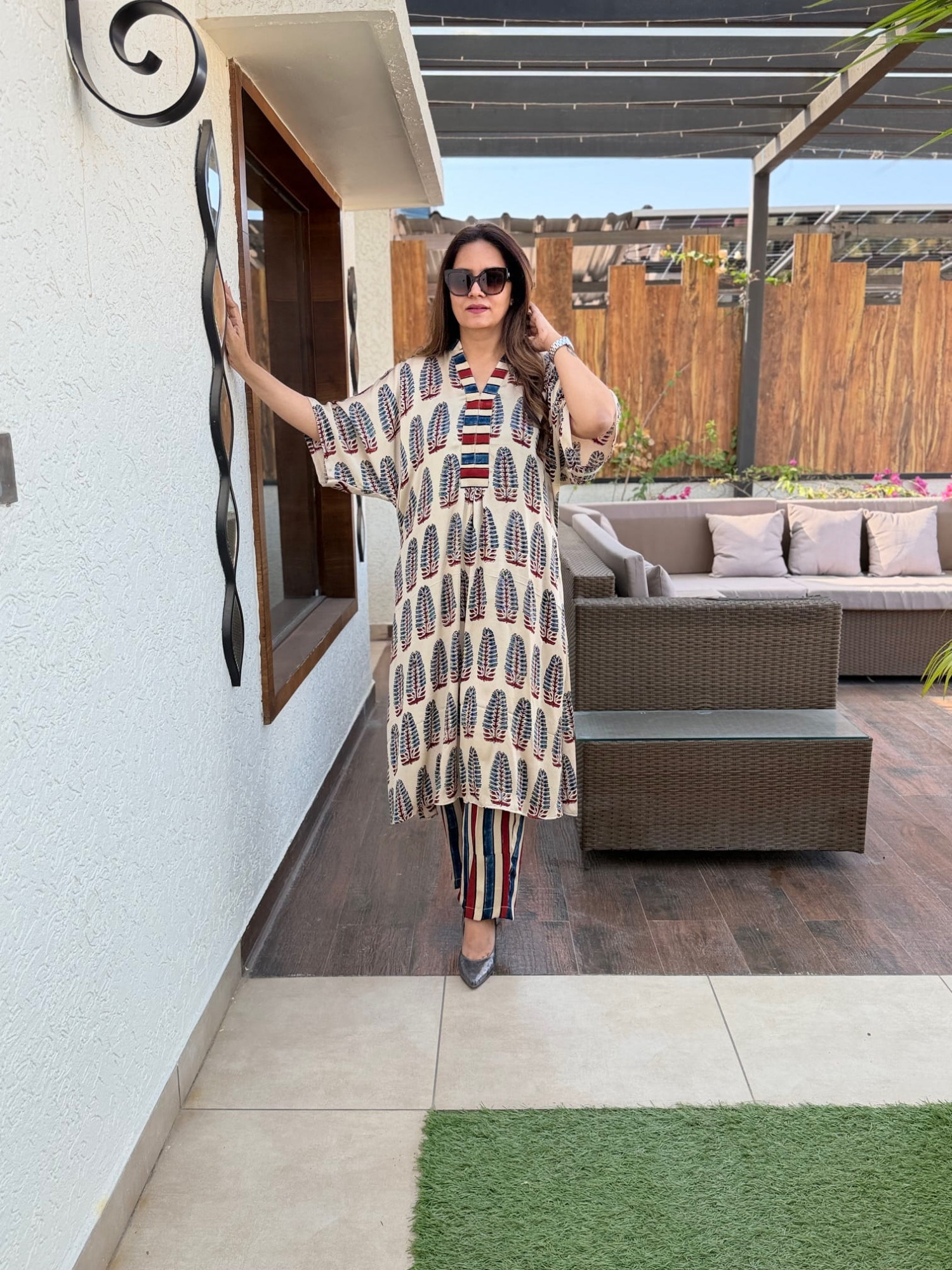 Reshma Modal Silk Suit