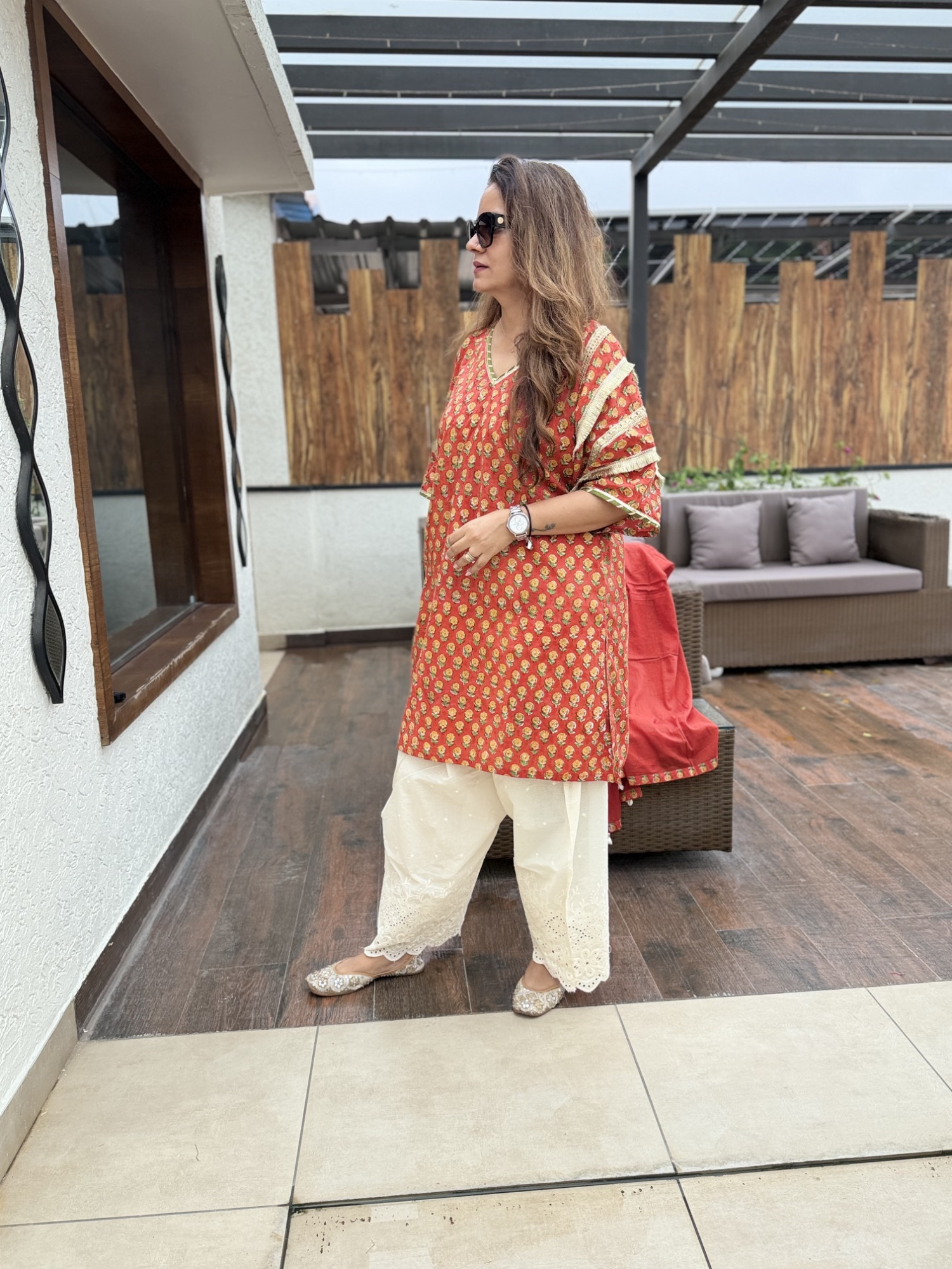 Gulabri Cotton Suit
