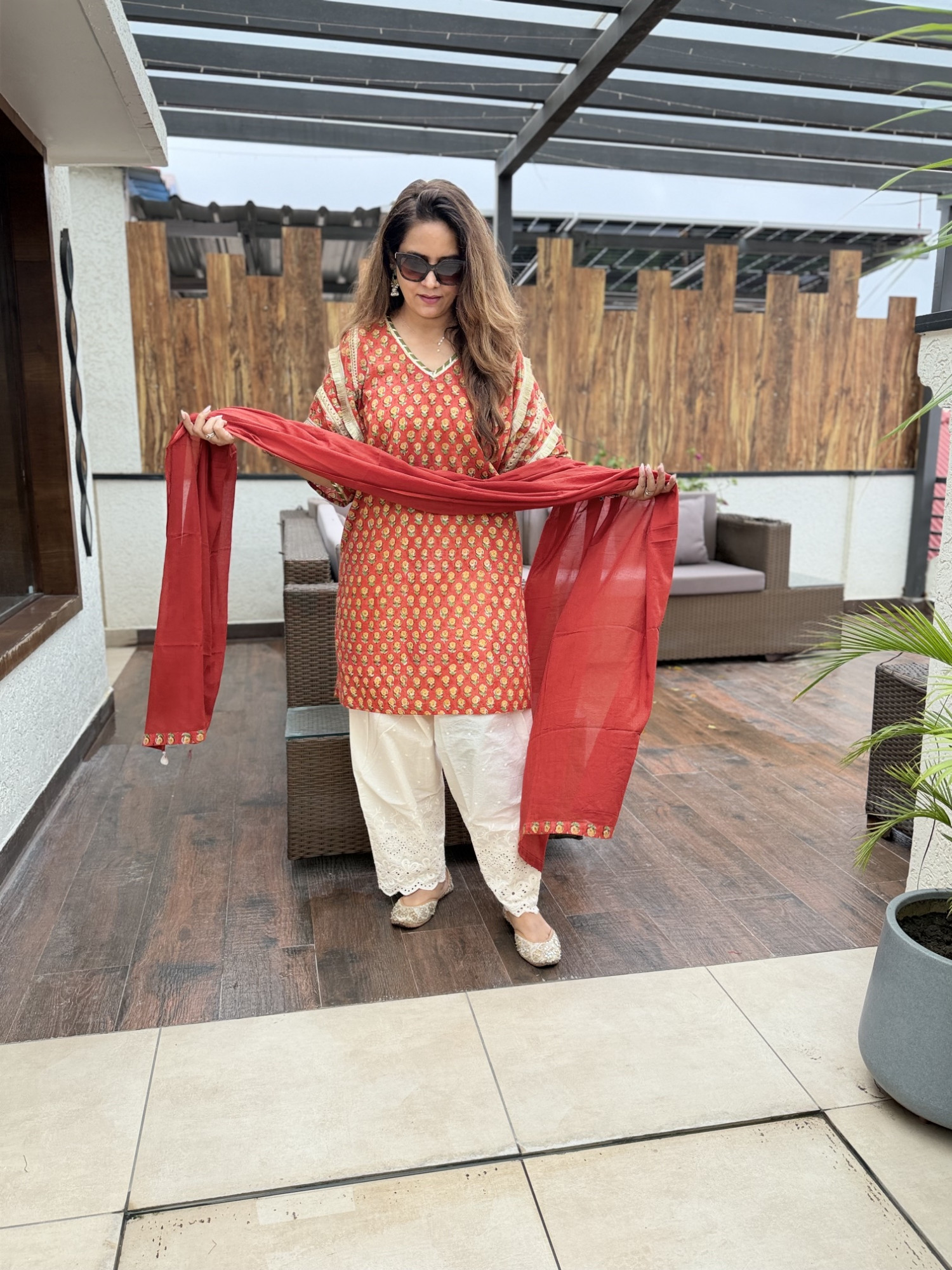 Gulabri Cotton Suit
