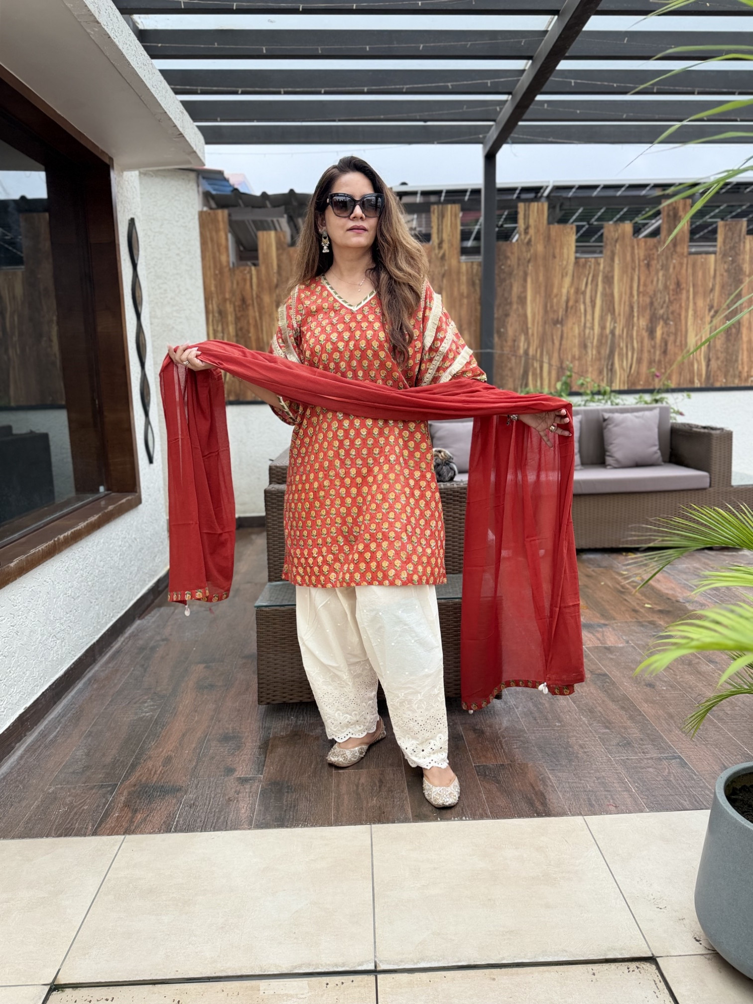Gulabri Cotton Suit