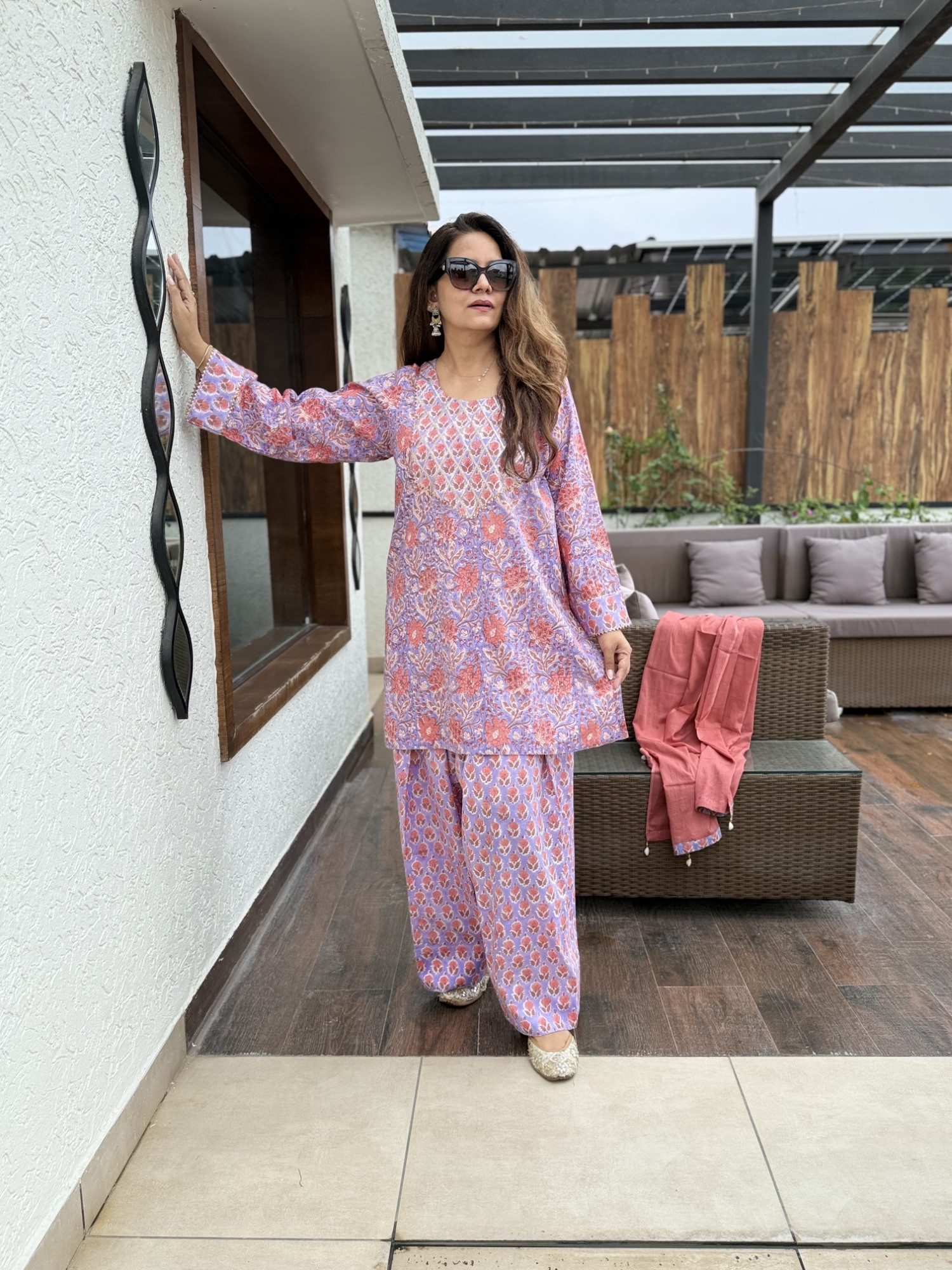 Nishigandha Cotton Suit