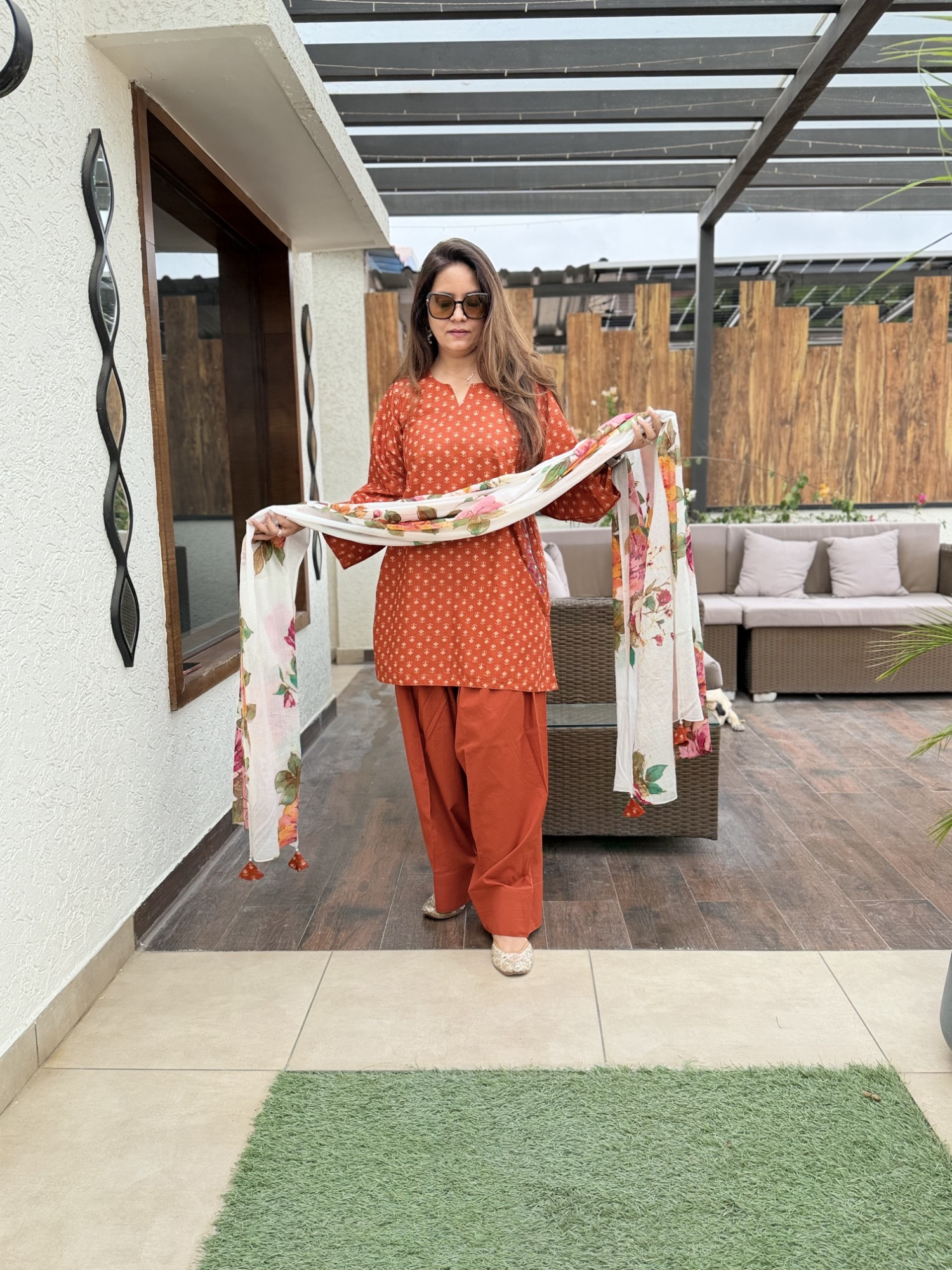 Satrangi Cotton Suit