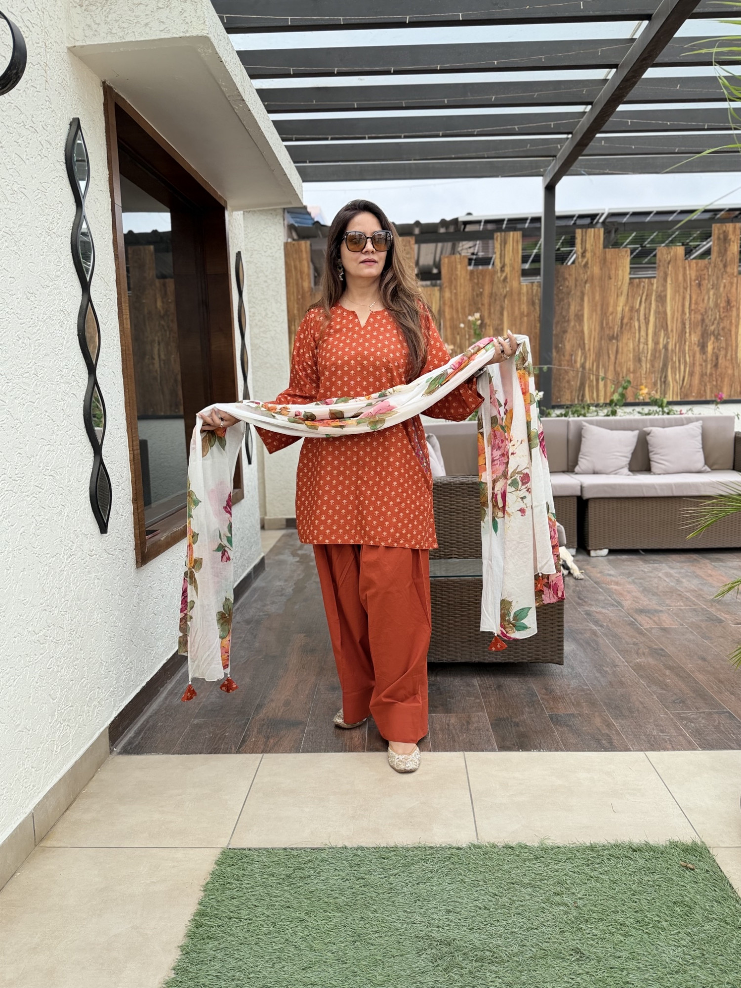 Satrangi Cotton Suit