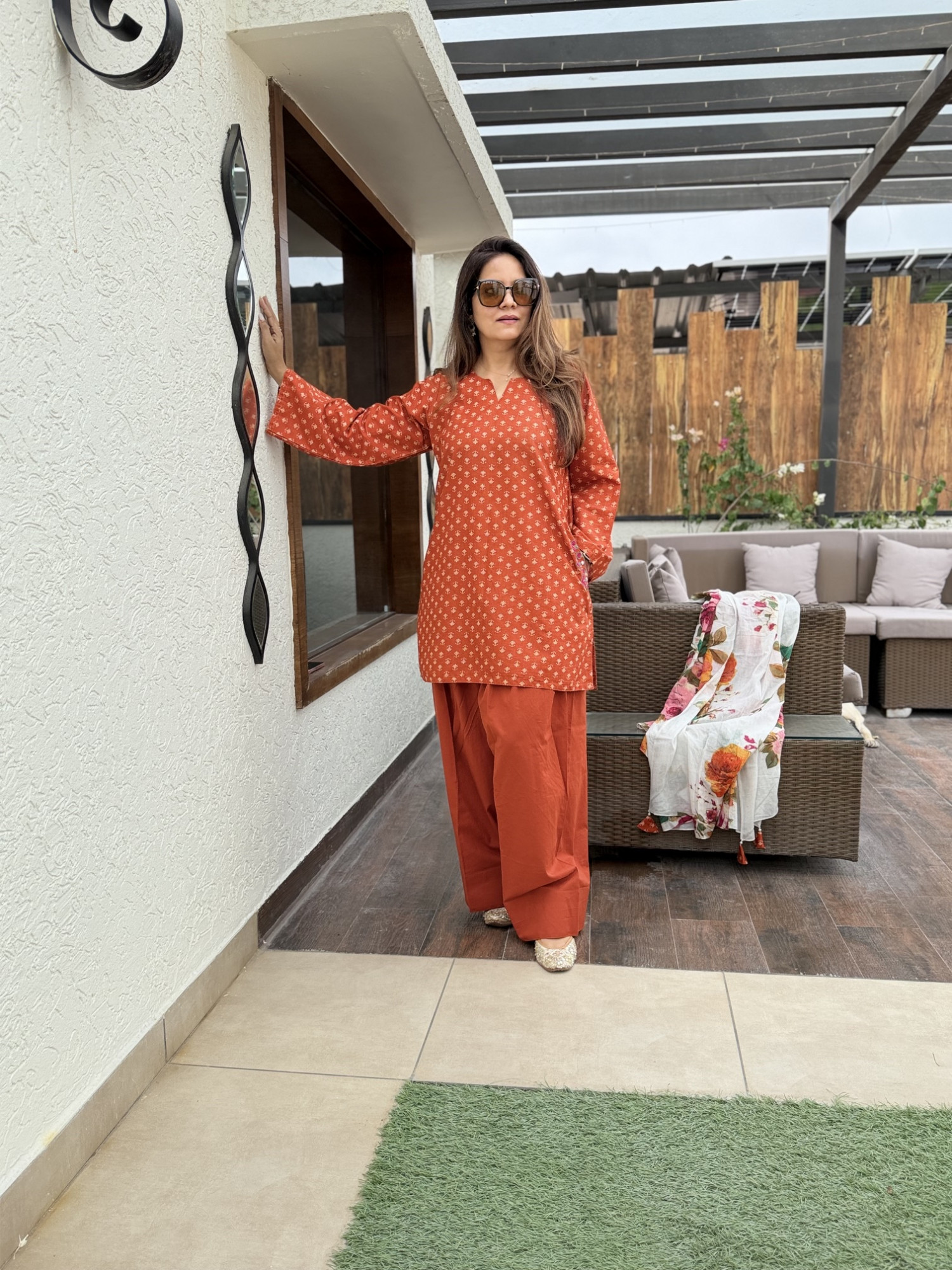 Satrangi Cotton Suit