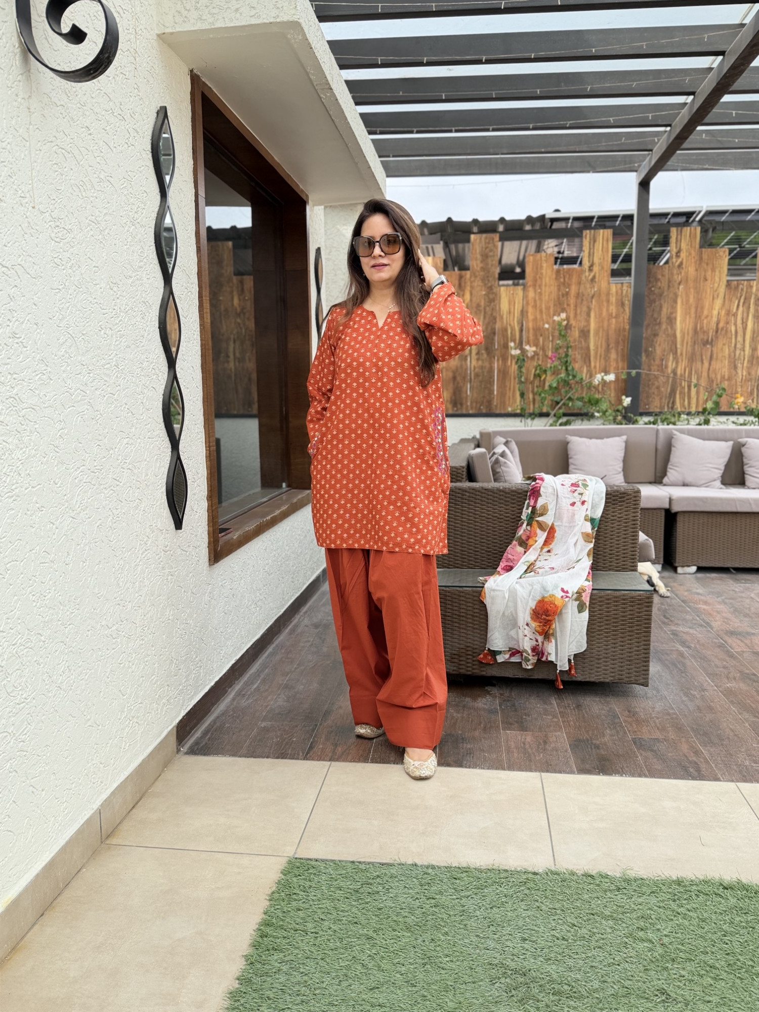 Satrangi Cotton Suit