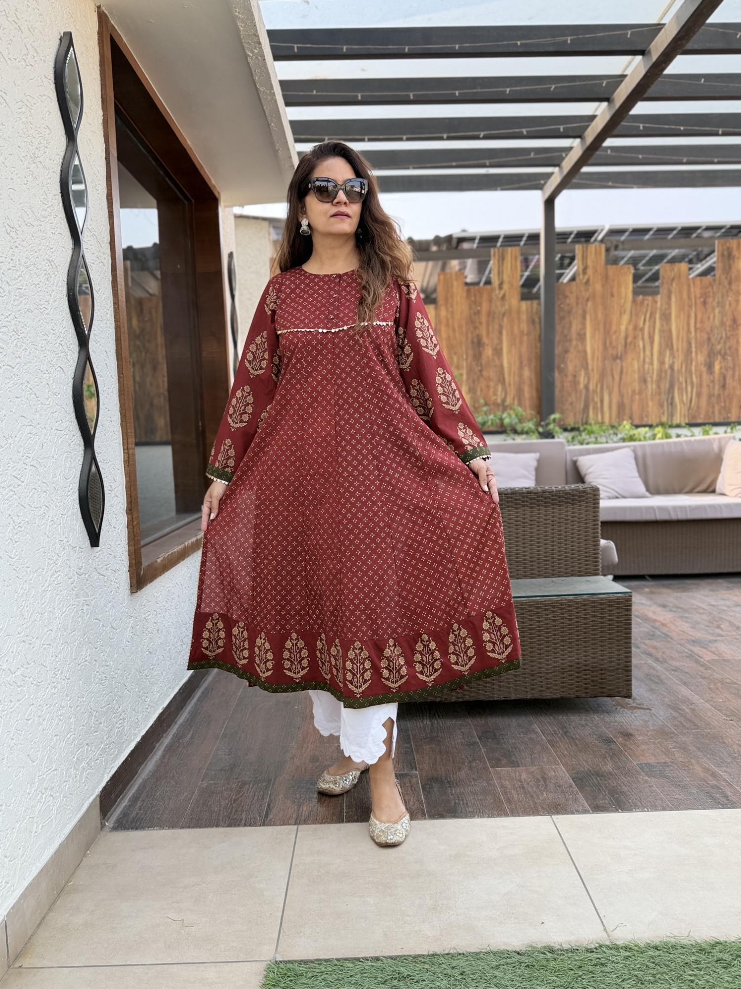 Vasudha Cotton Anarkali