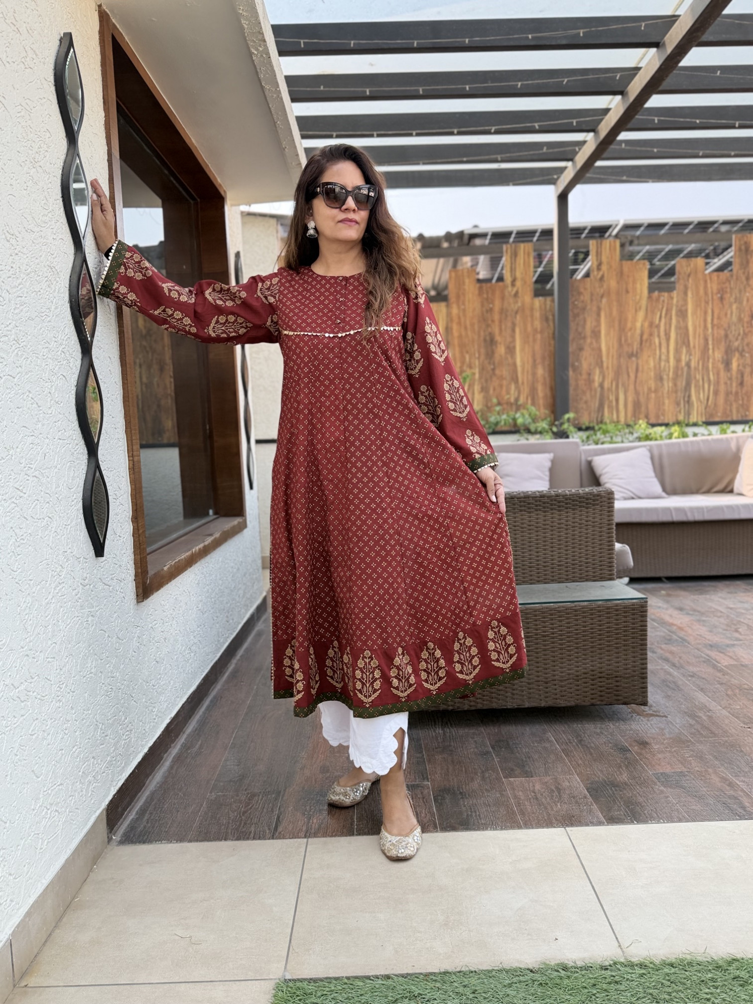 Vasudha Cotton Anarkali