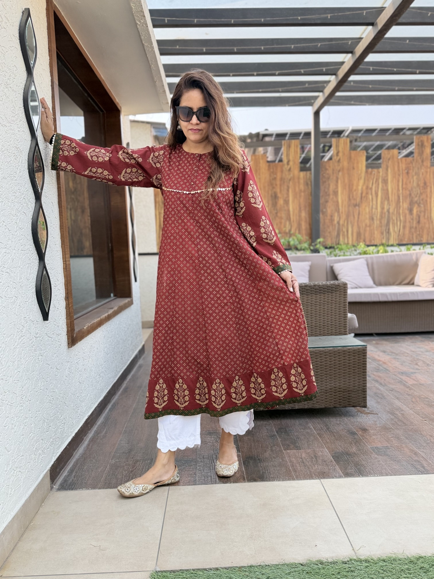 Vasudha Cotton Anarkali