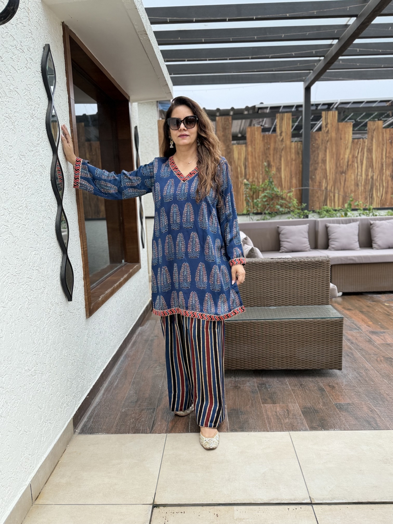 Noorani Modal Silk Suit