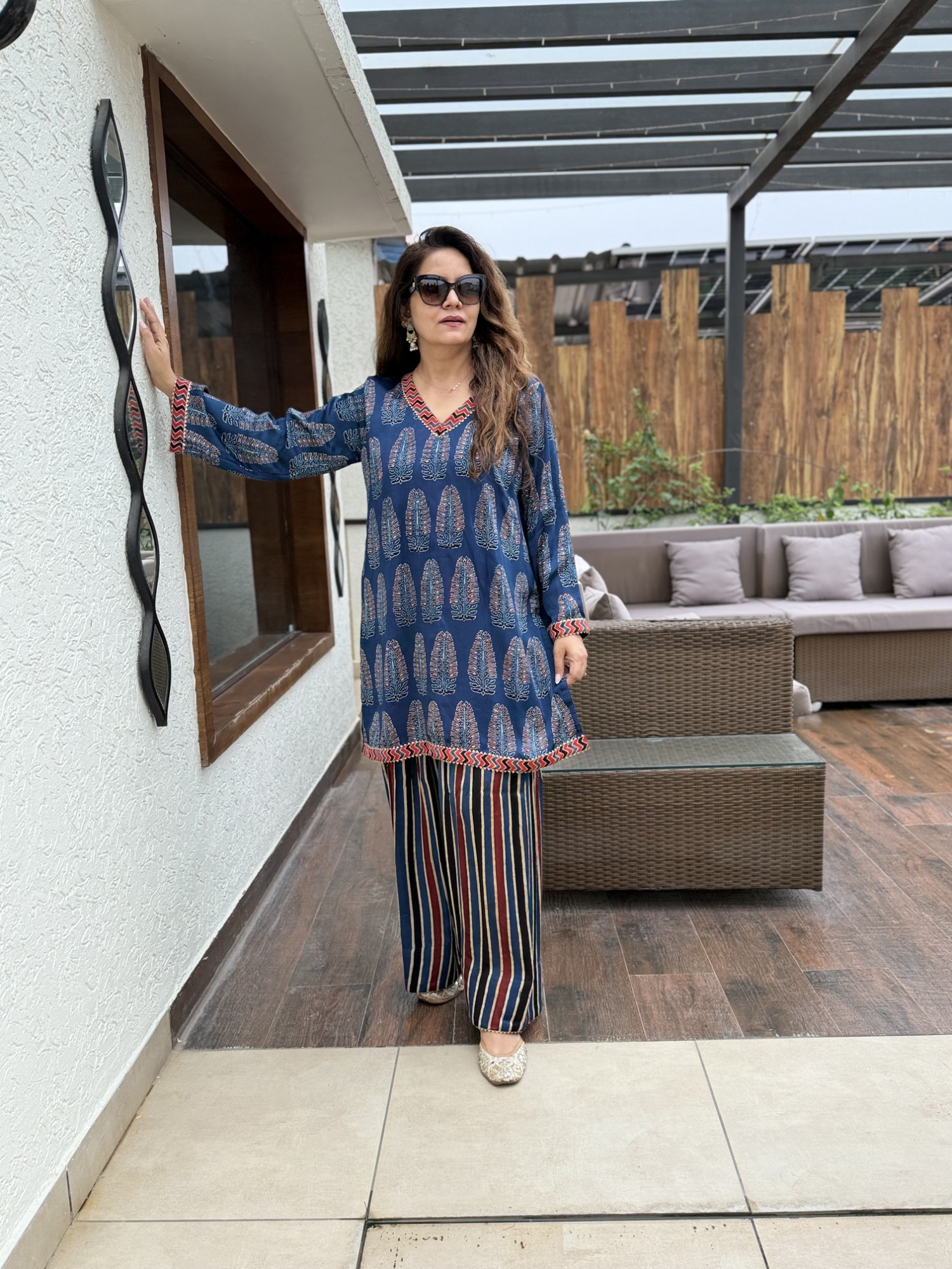 Noorani Modal Silk Suit