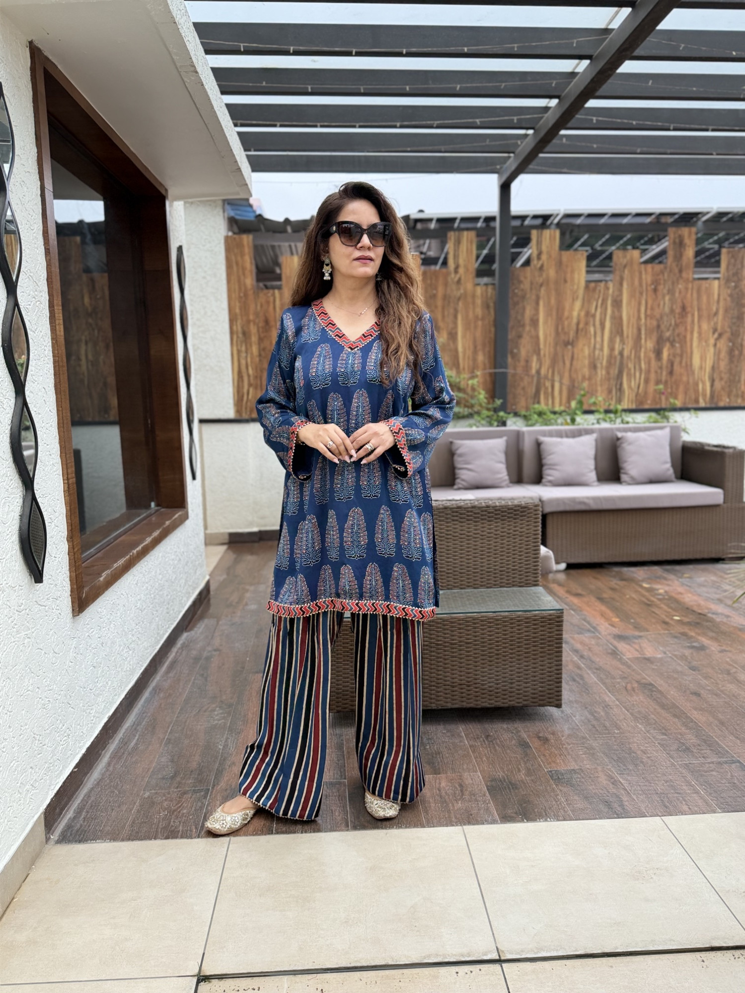 Noorani Modal Silk Suit