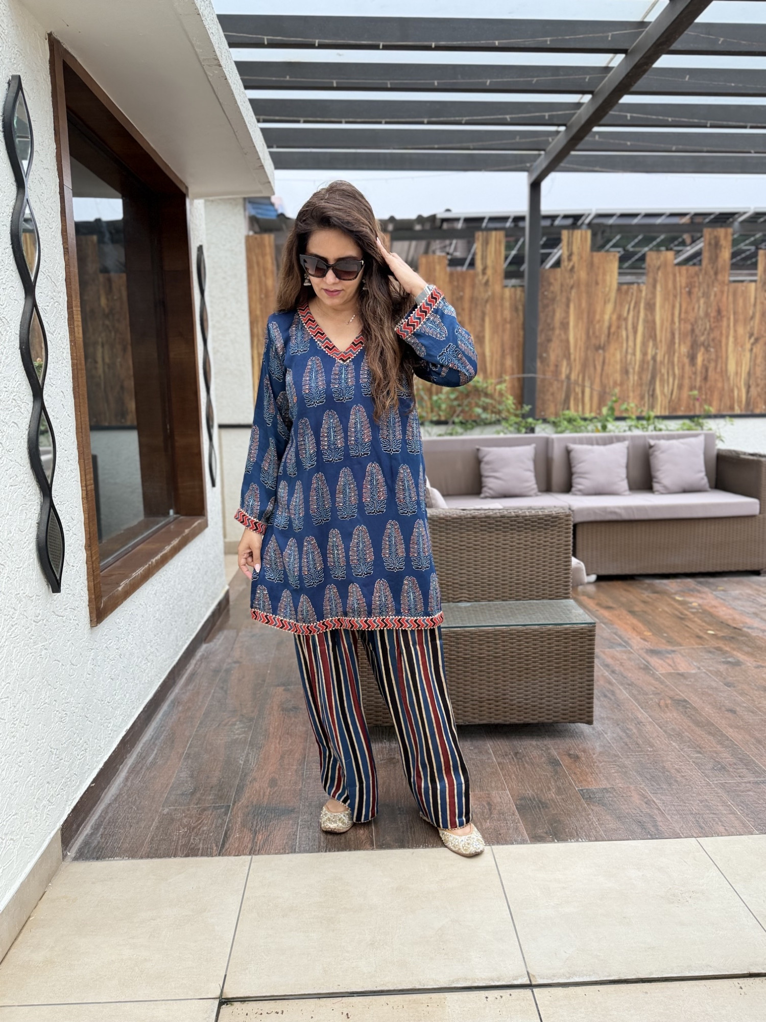 Noorani Modal Silk Suit