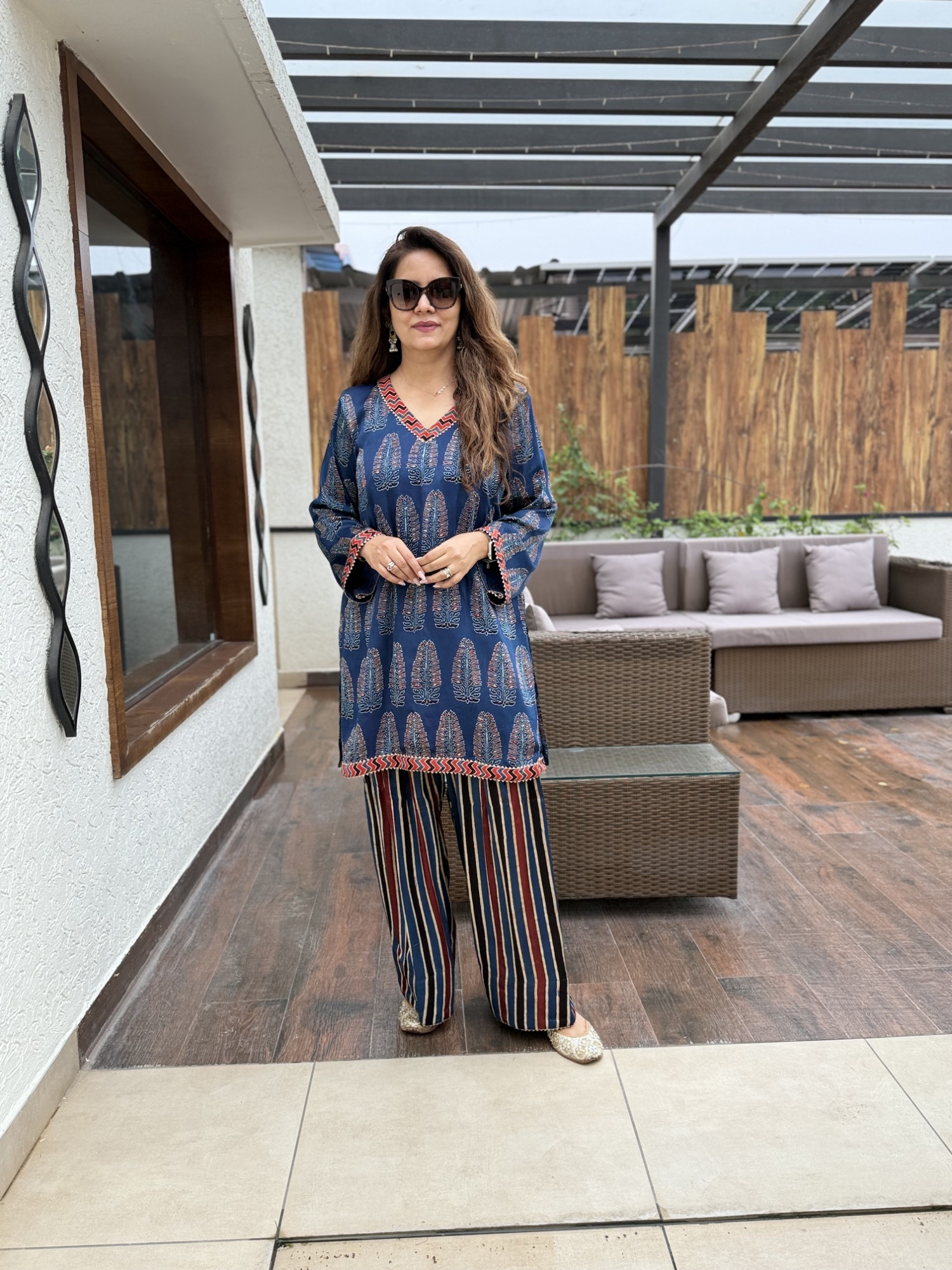 Noorani Modal Silk Suit