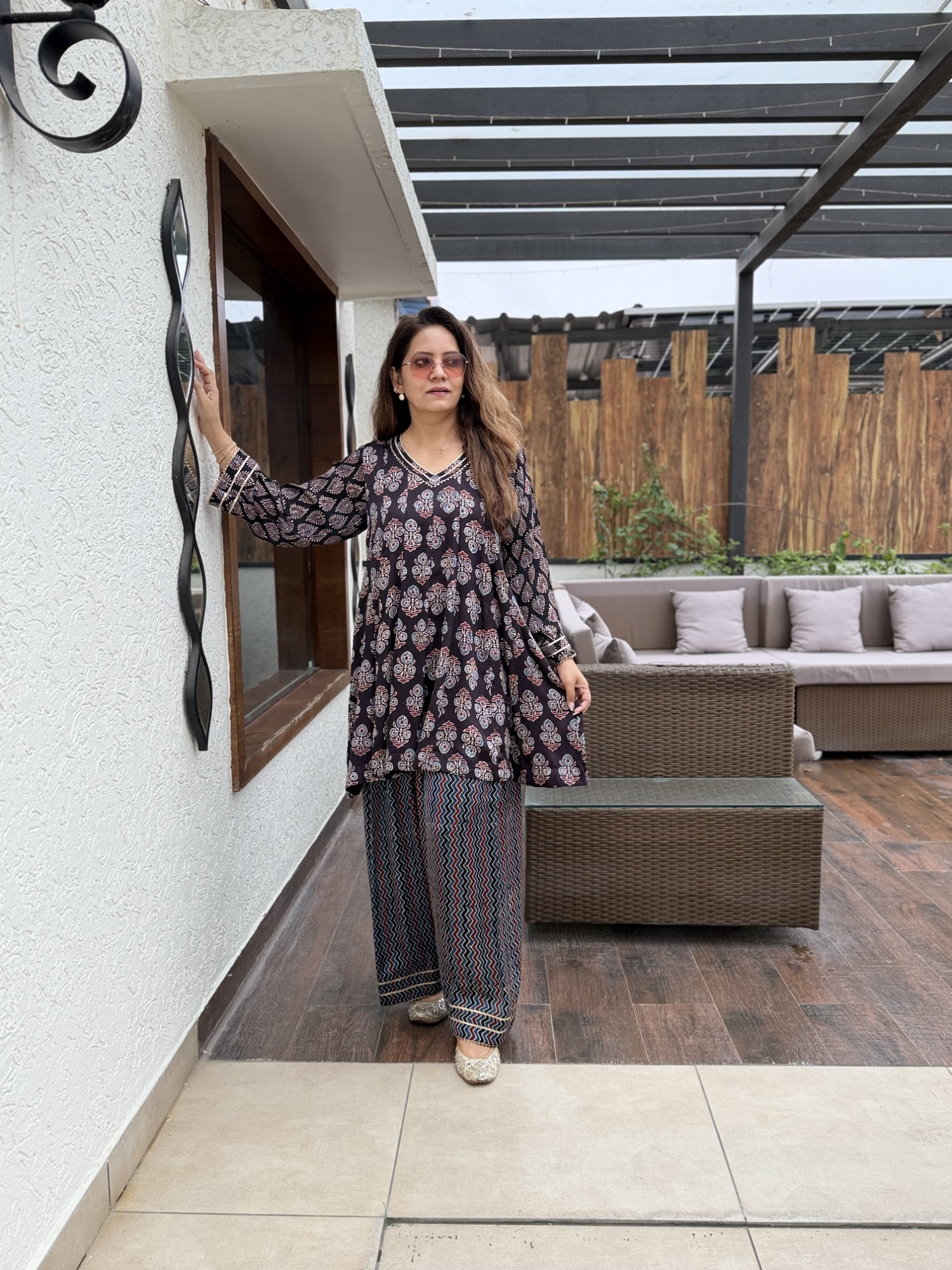 Amaya Modal Silk Suit