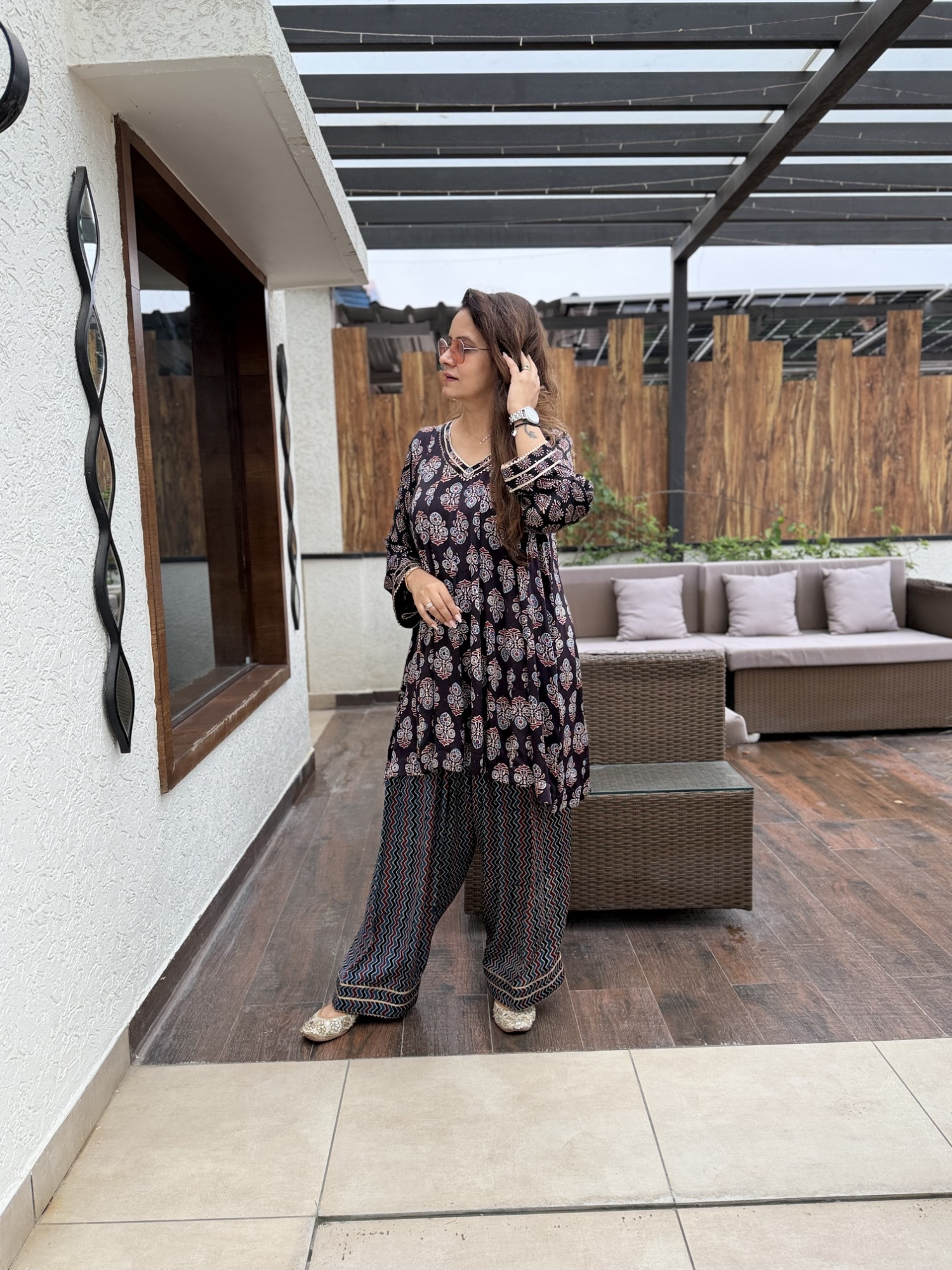 Amaya Modal Silk Suit
