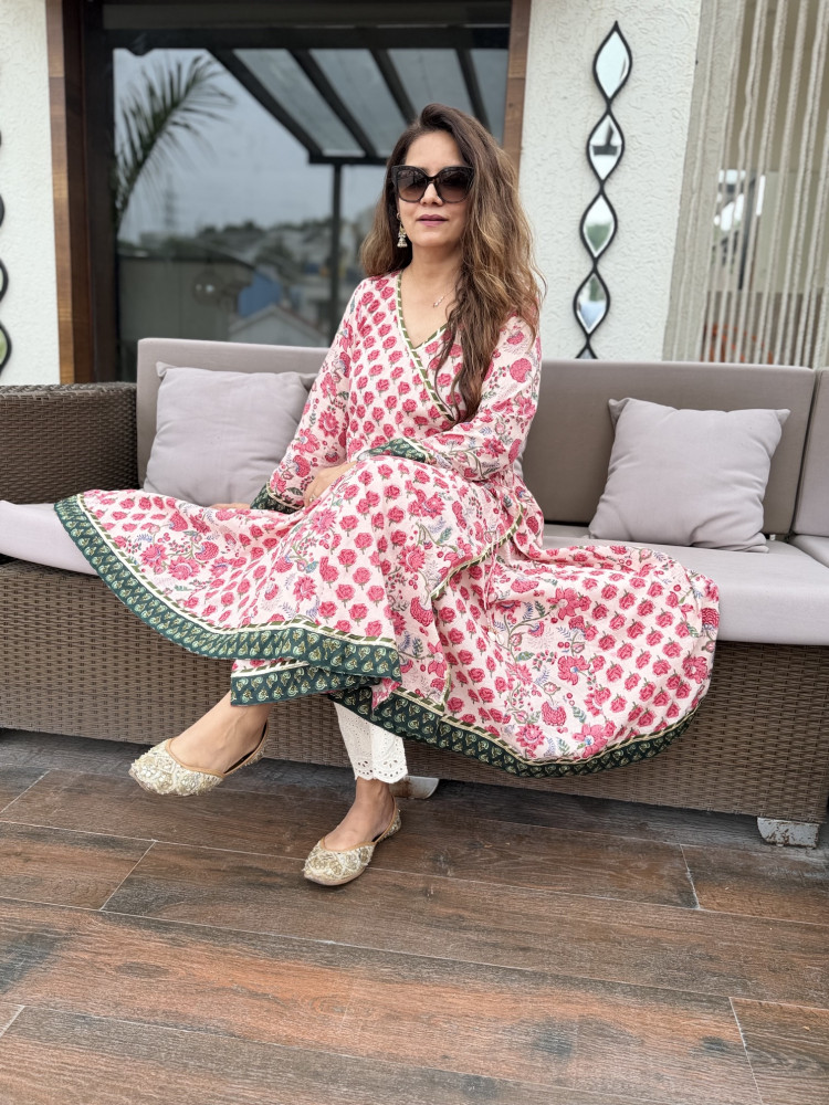 Image of Sanjh Cotton Anarkali