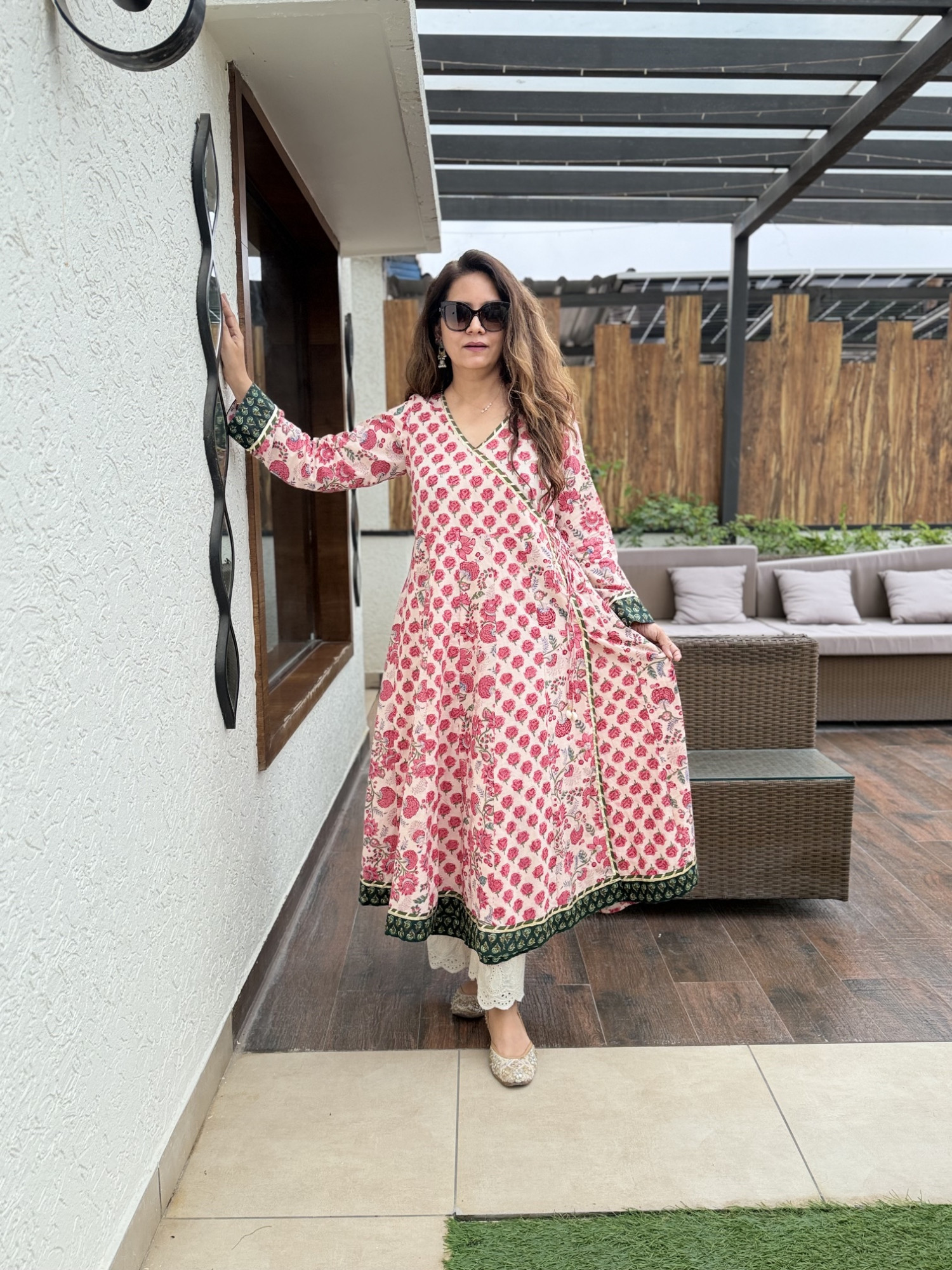 Sanjh Cotton Anarkali